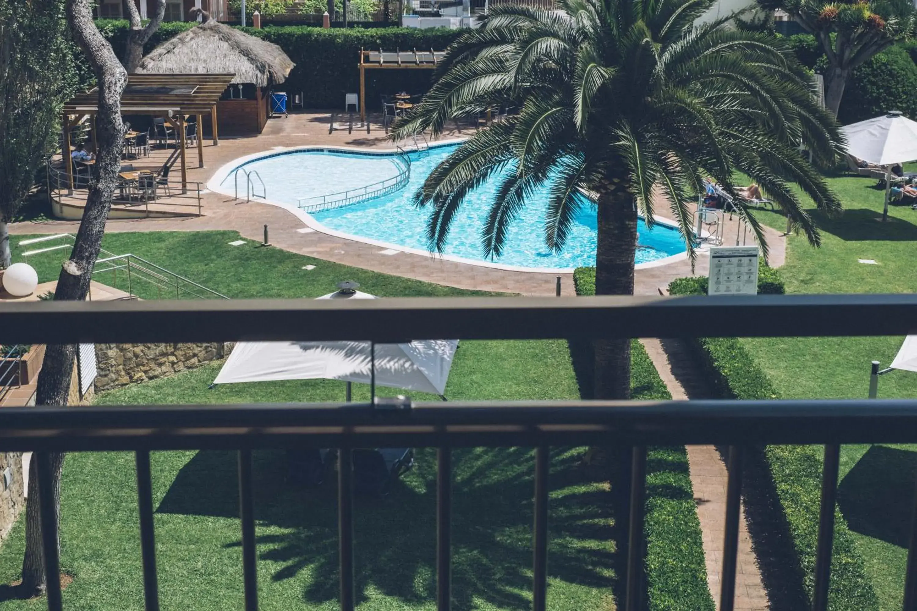 Balcony/Terrace, Pool View in AYA Seahotel
