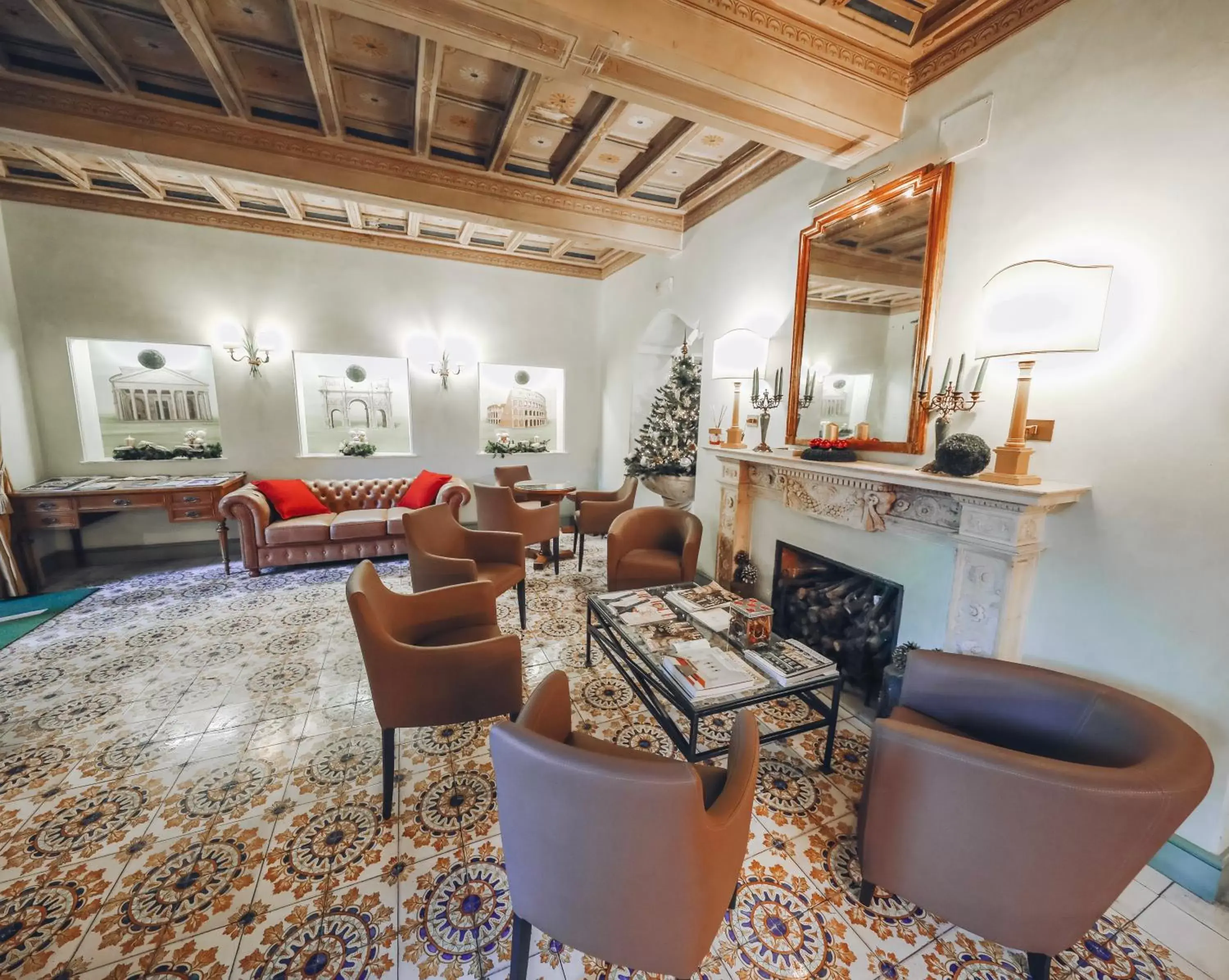 Lobby or reception, Seating Area in Hotel Villa Grazioli