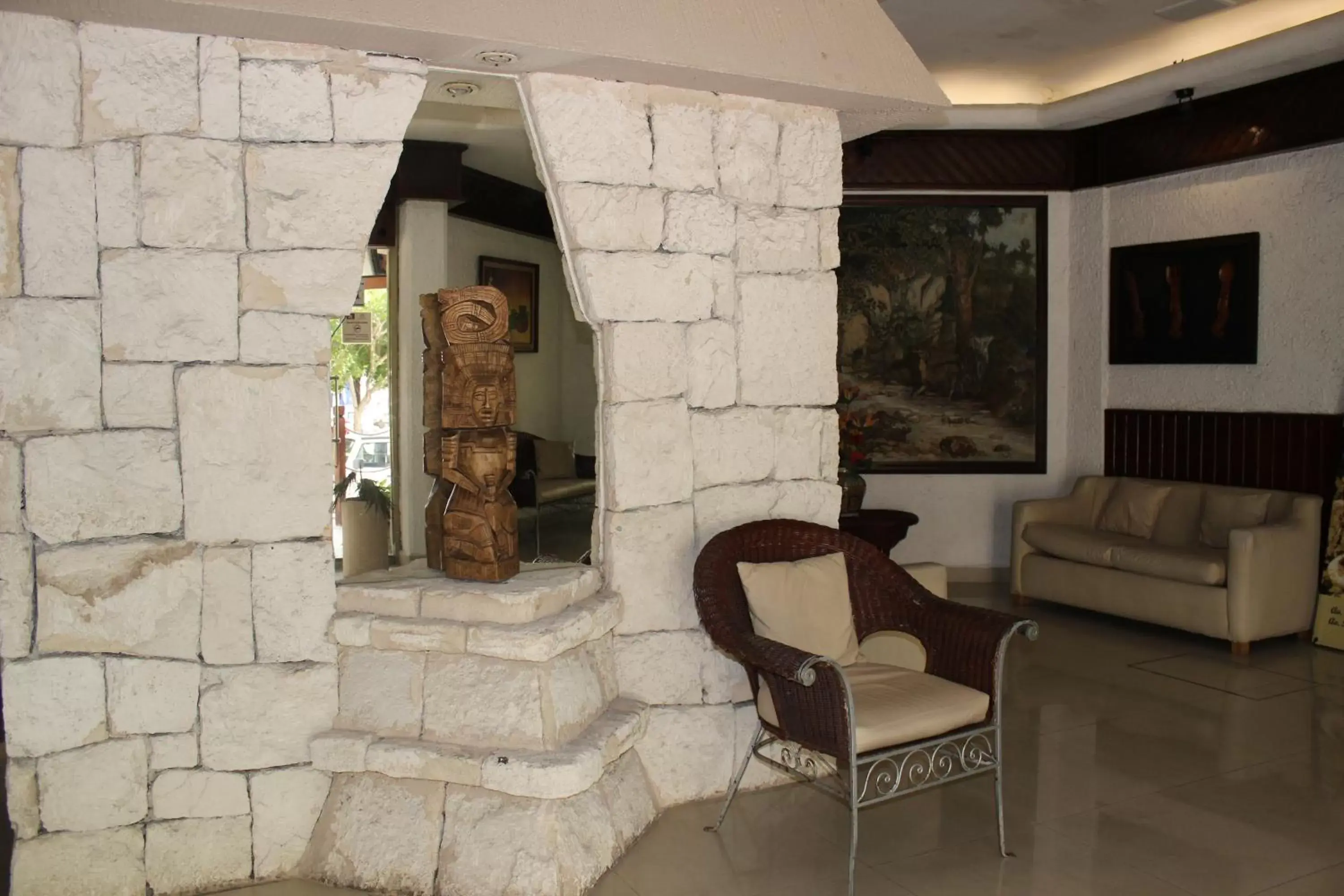 Lobby or reception in Hotel Plaza Kokai Cancún