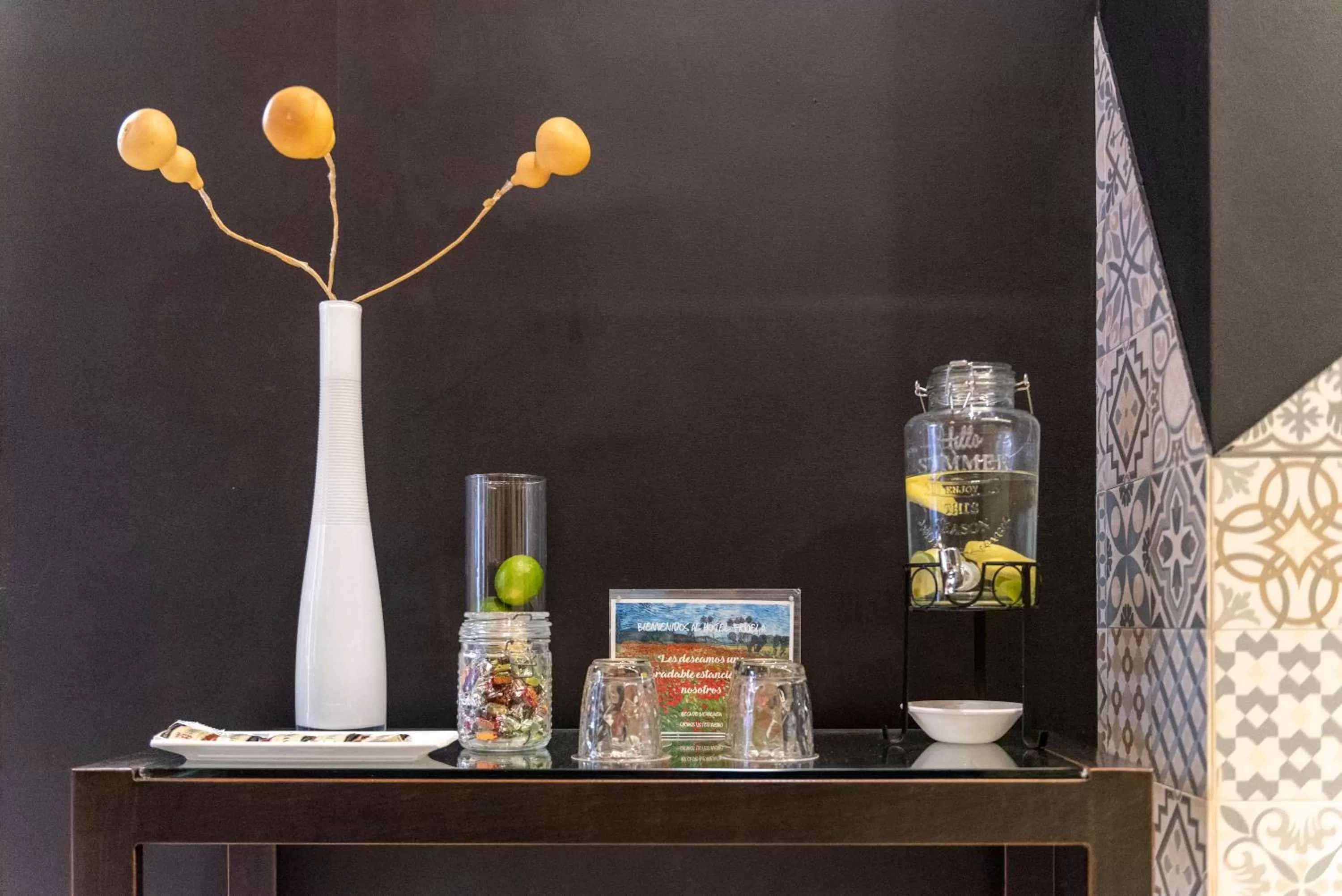 Lobby or reception in Hotel Fruela