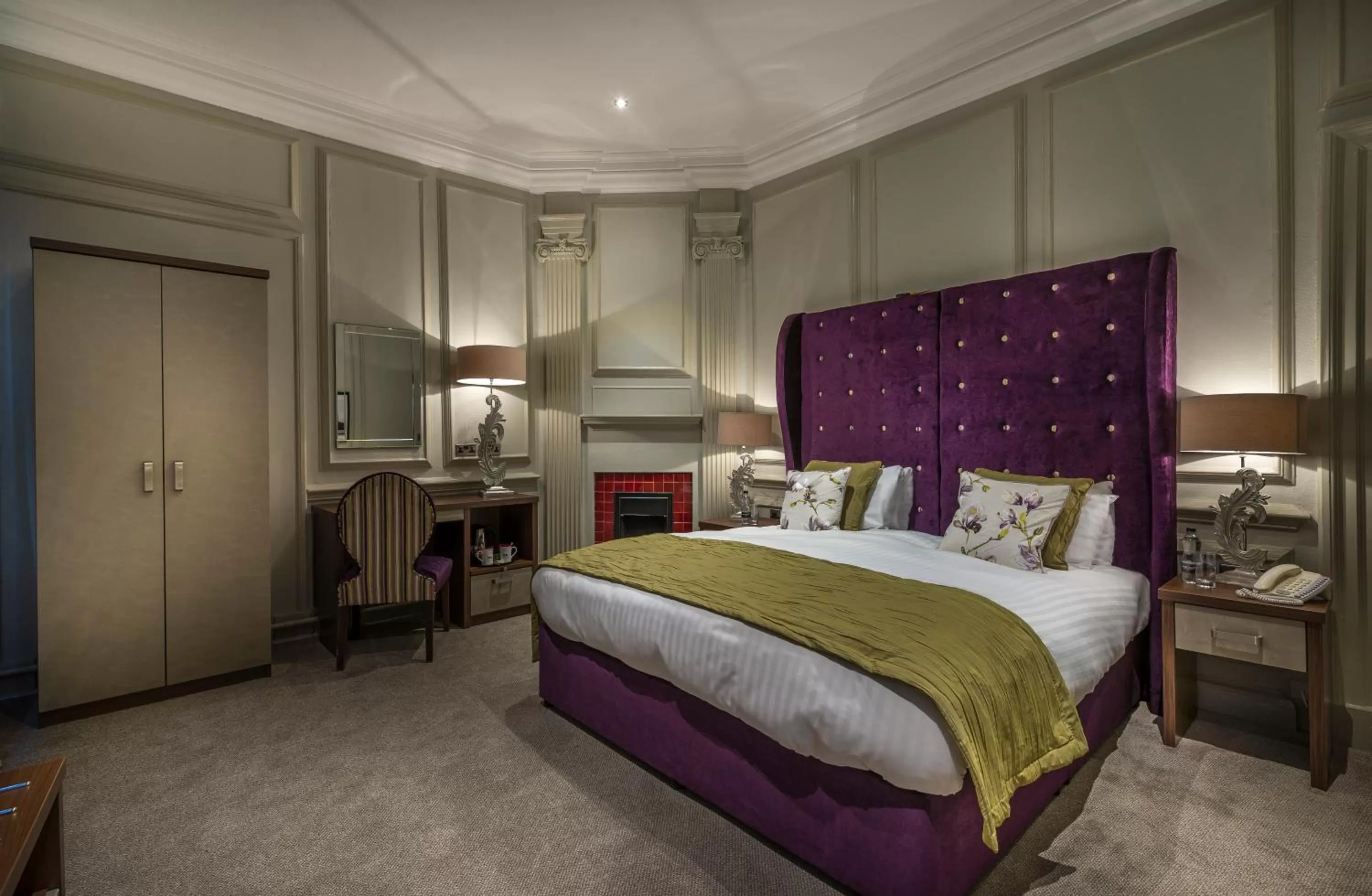 Bedroom, Bed in The Kings Head Hotel, Richmond, North Yorkshire - The Coaching Inn Group