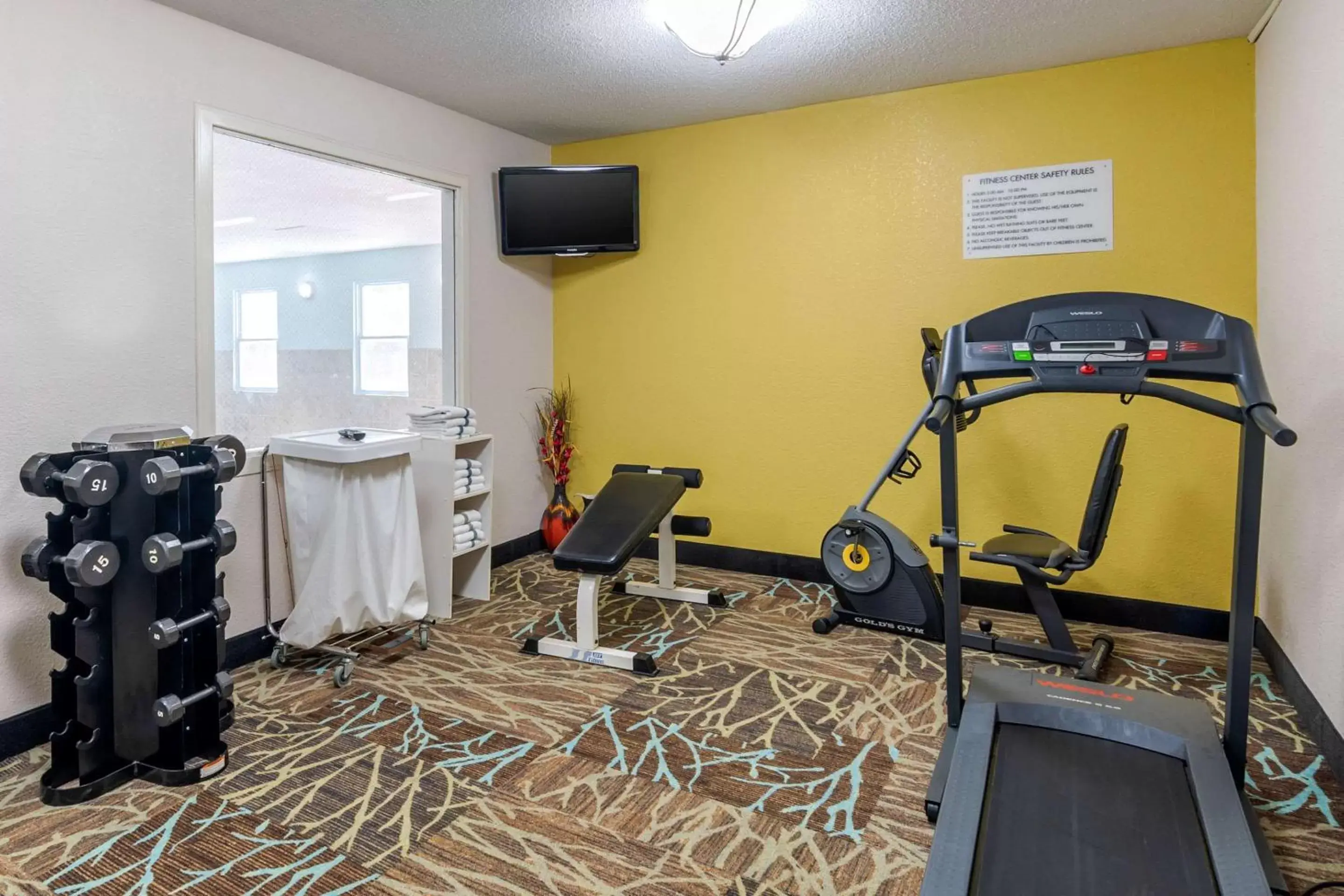 Spa and wellness centre/facilities, Fitness Center/Facilities in Quality Suites Kansas City International Airport
