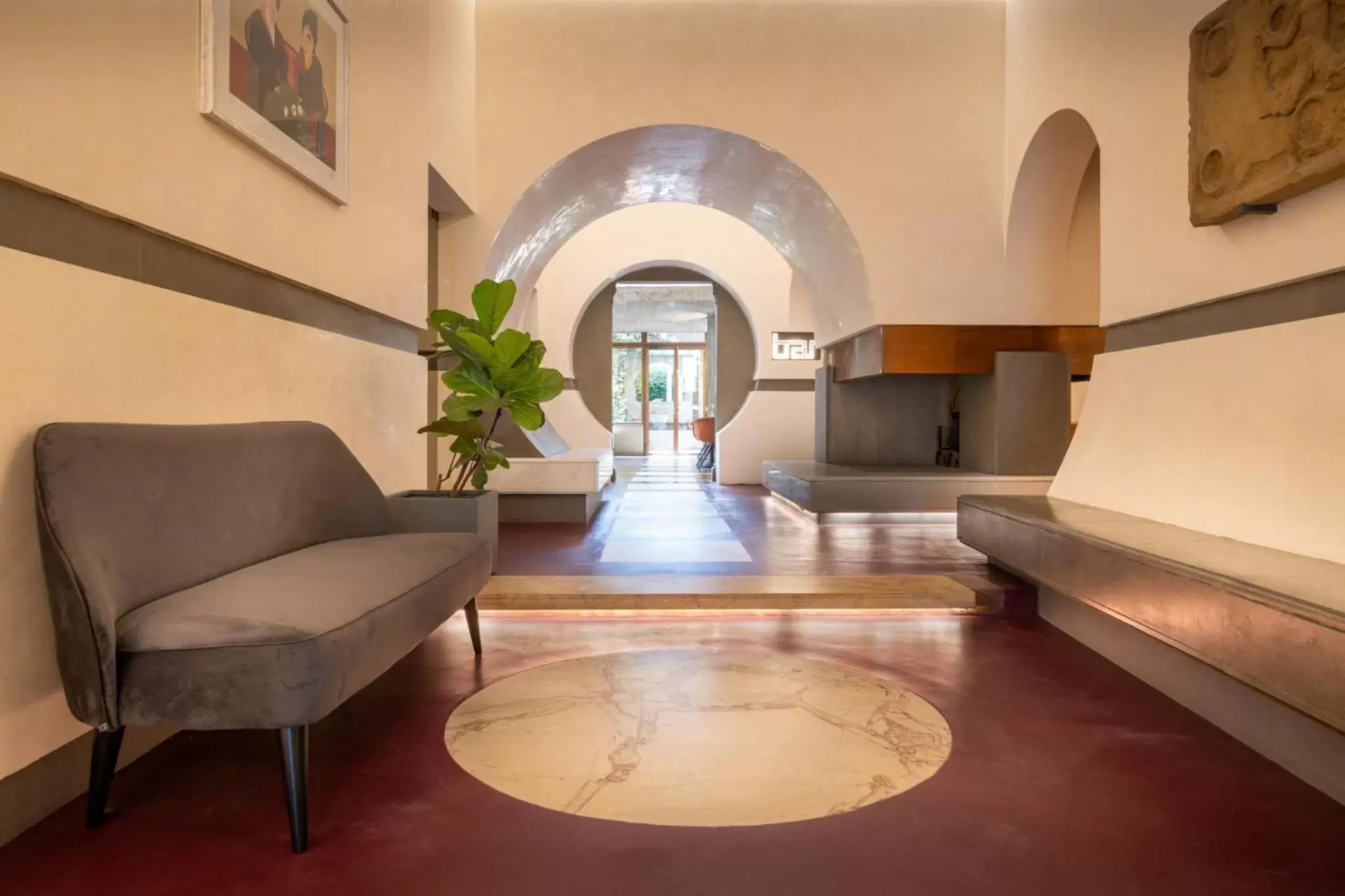 Lobby/Reception in Hotel Croce Di Malta