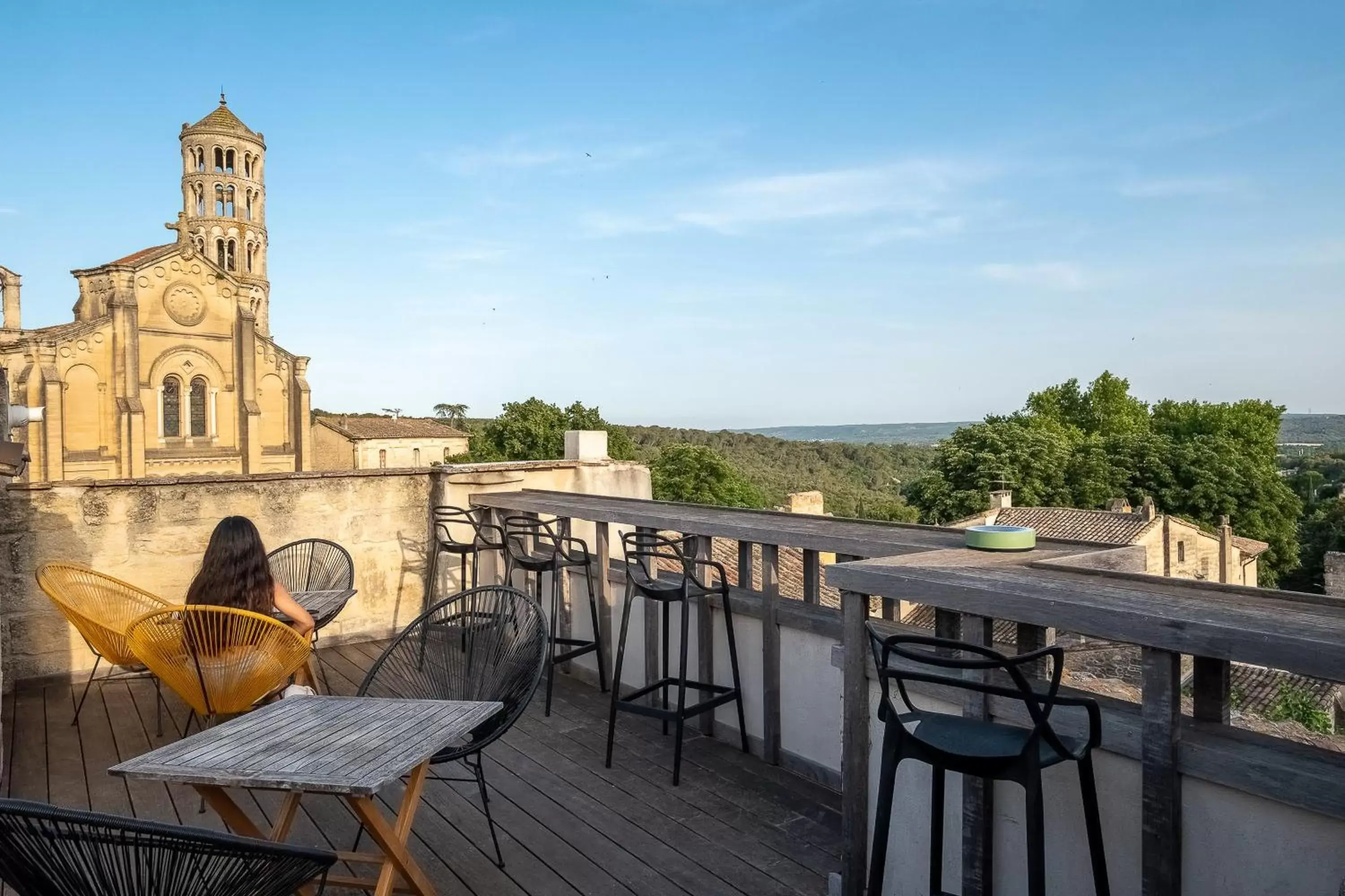 Patio in Boutique Hôtel Entraigues