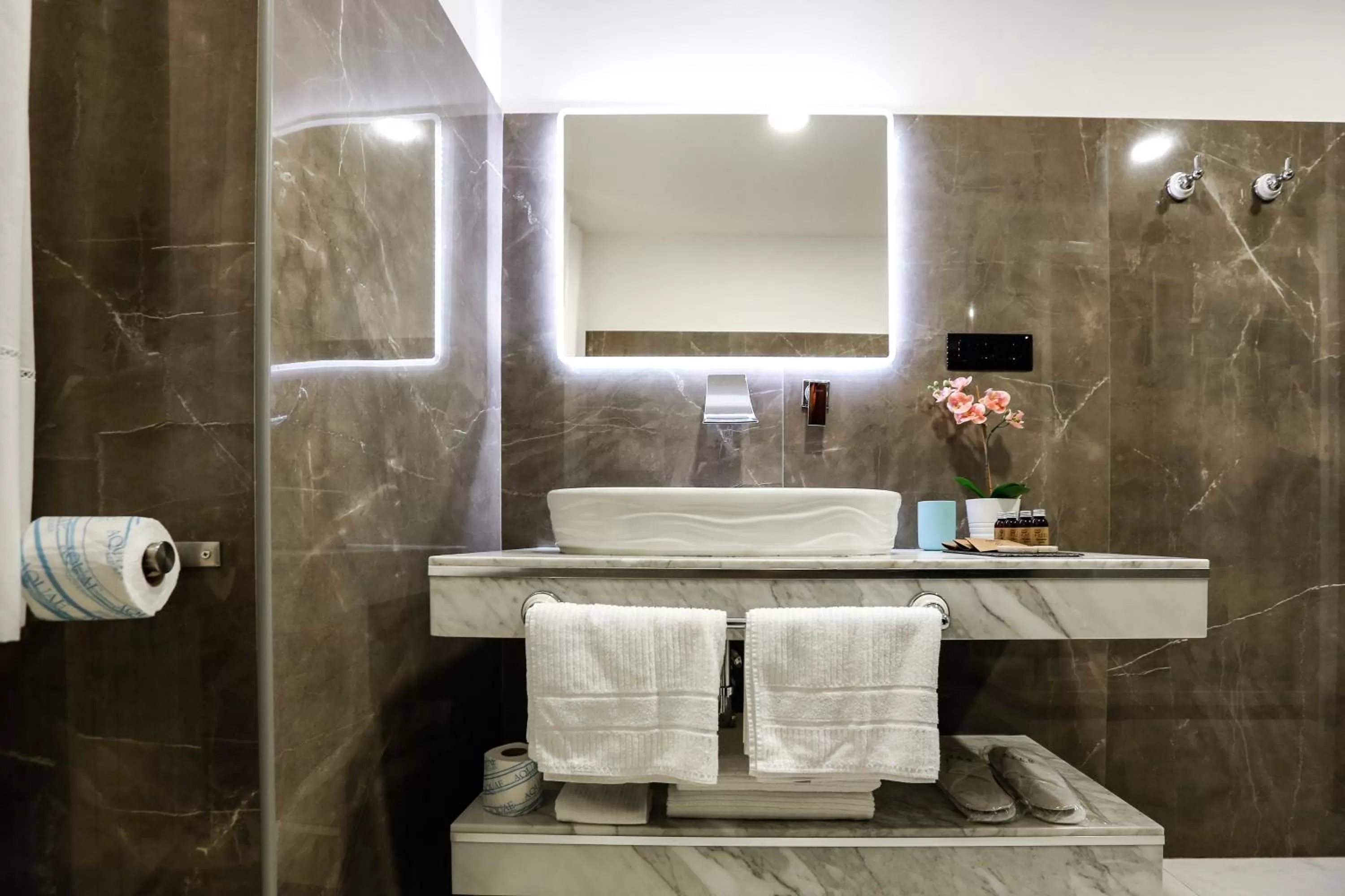 Bathroom in Escape Luxury Suite - CA Domus Collection