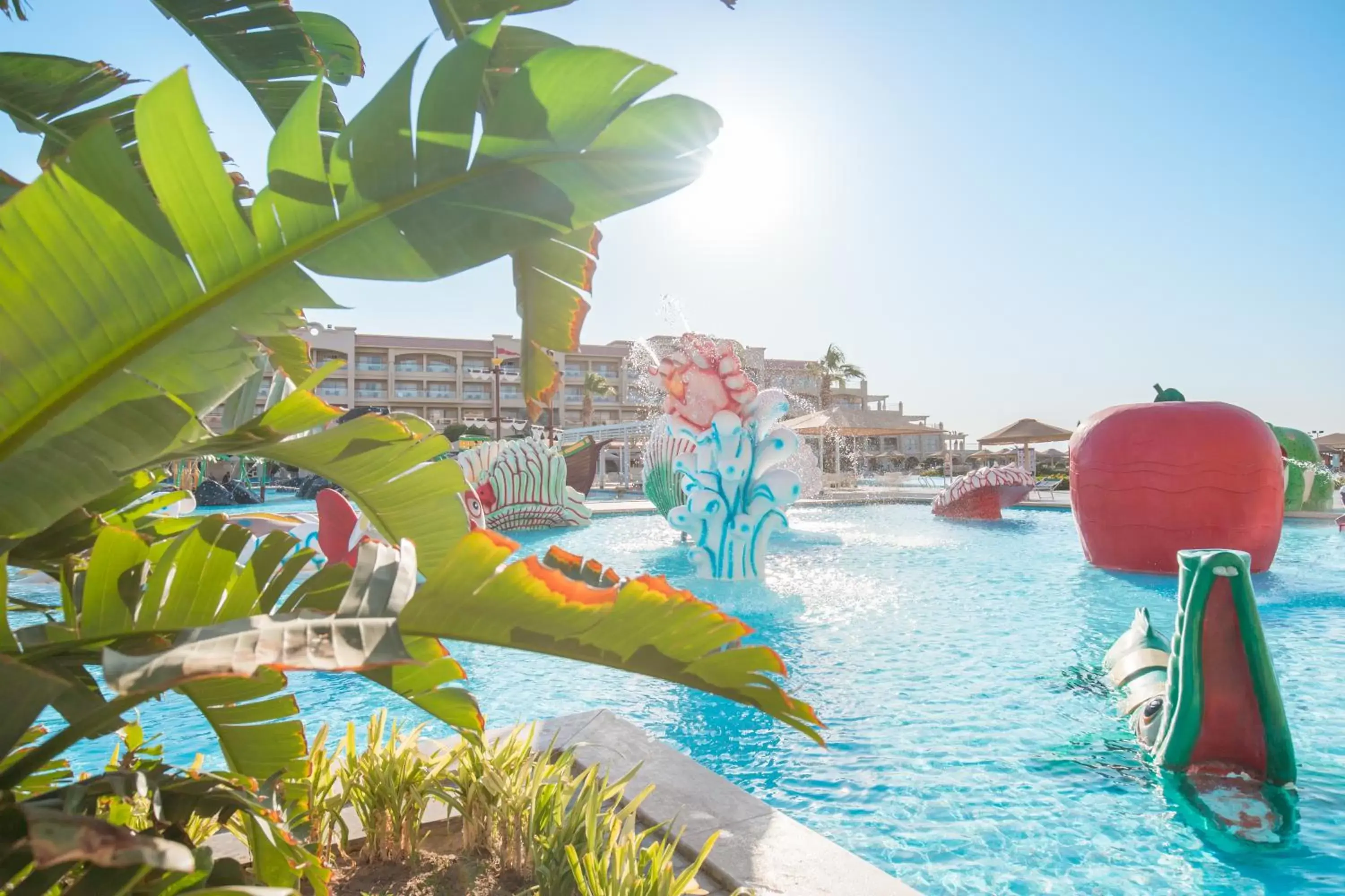 Aqua park, Swimming Pool in Pickalbatros White Beach Resort - Hurghada