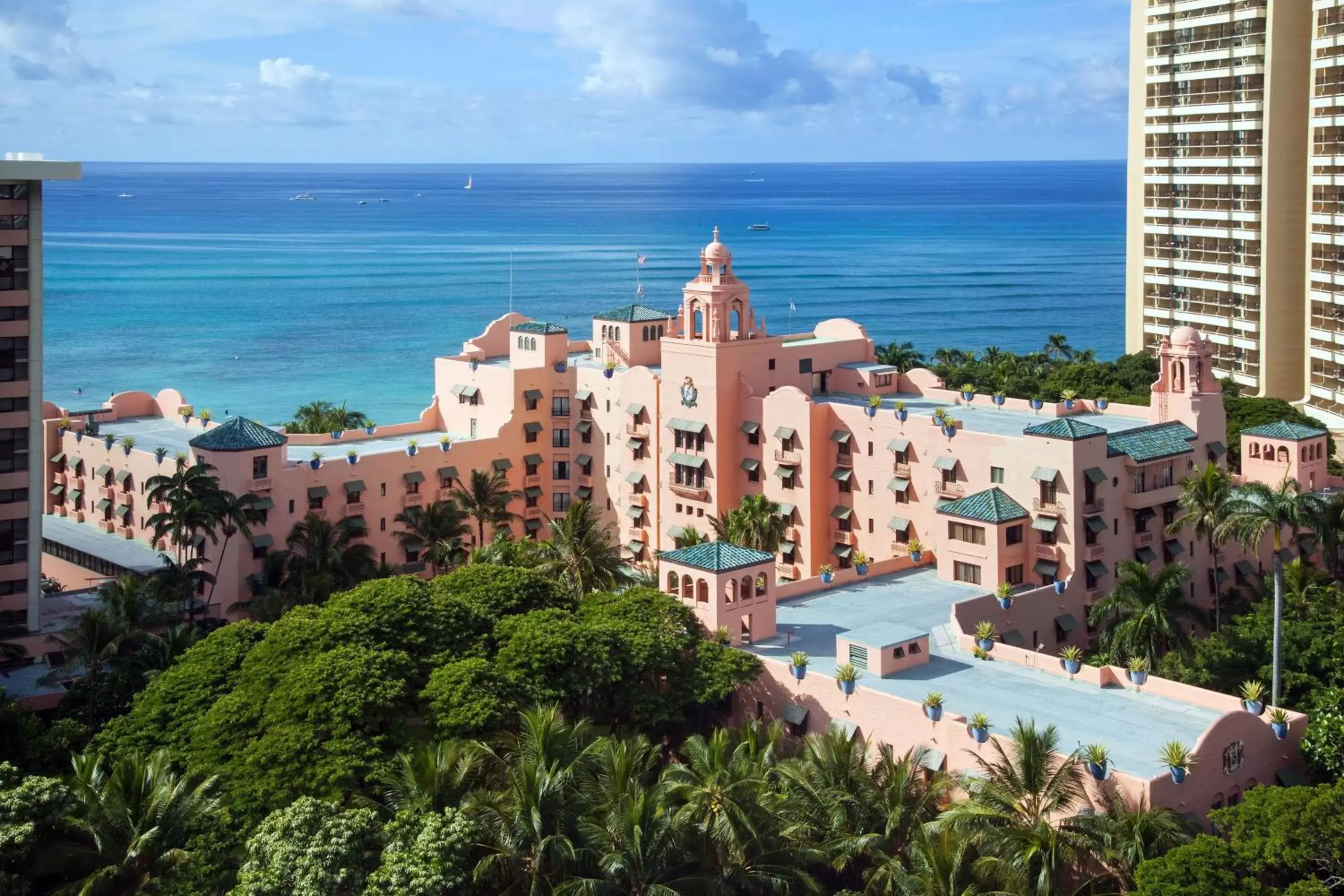 Property building, Bird's-eye View in The Royal Hawaiian, A Luxury Collection Resort, Waikiki