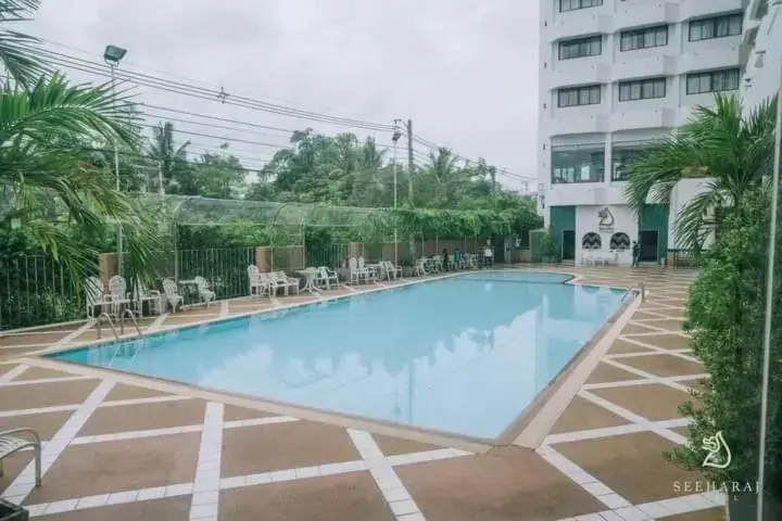 Swimming Pool in Seeharaj Hotel