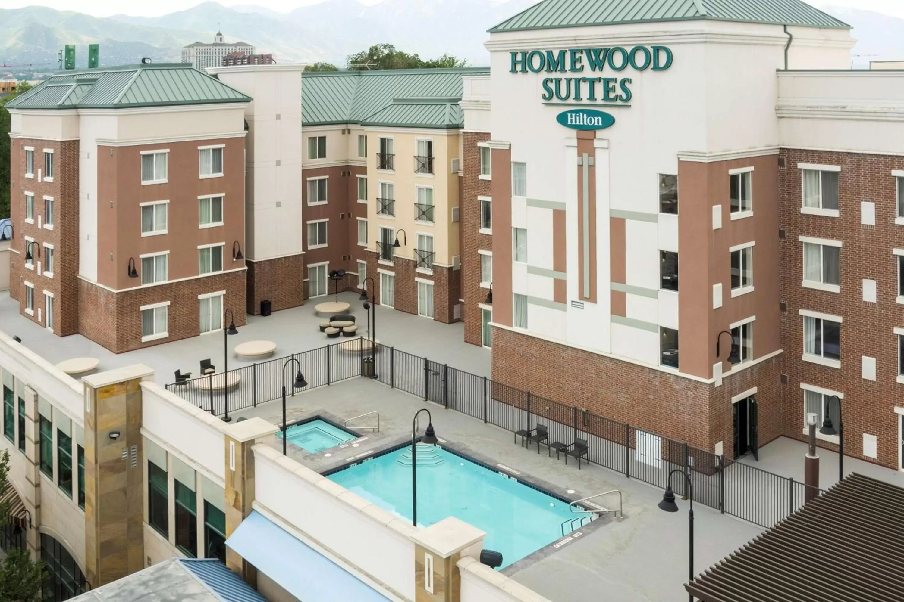 Property building, Pool View in Homewood Suites by Hilton Salt Lake City Downtown