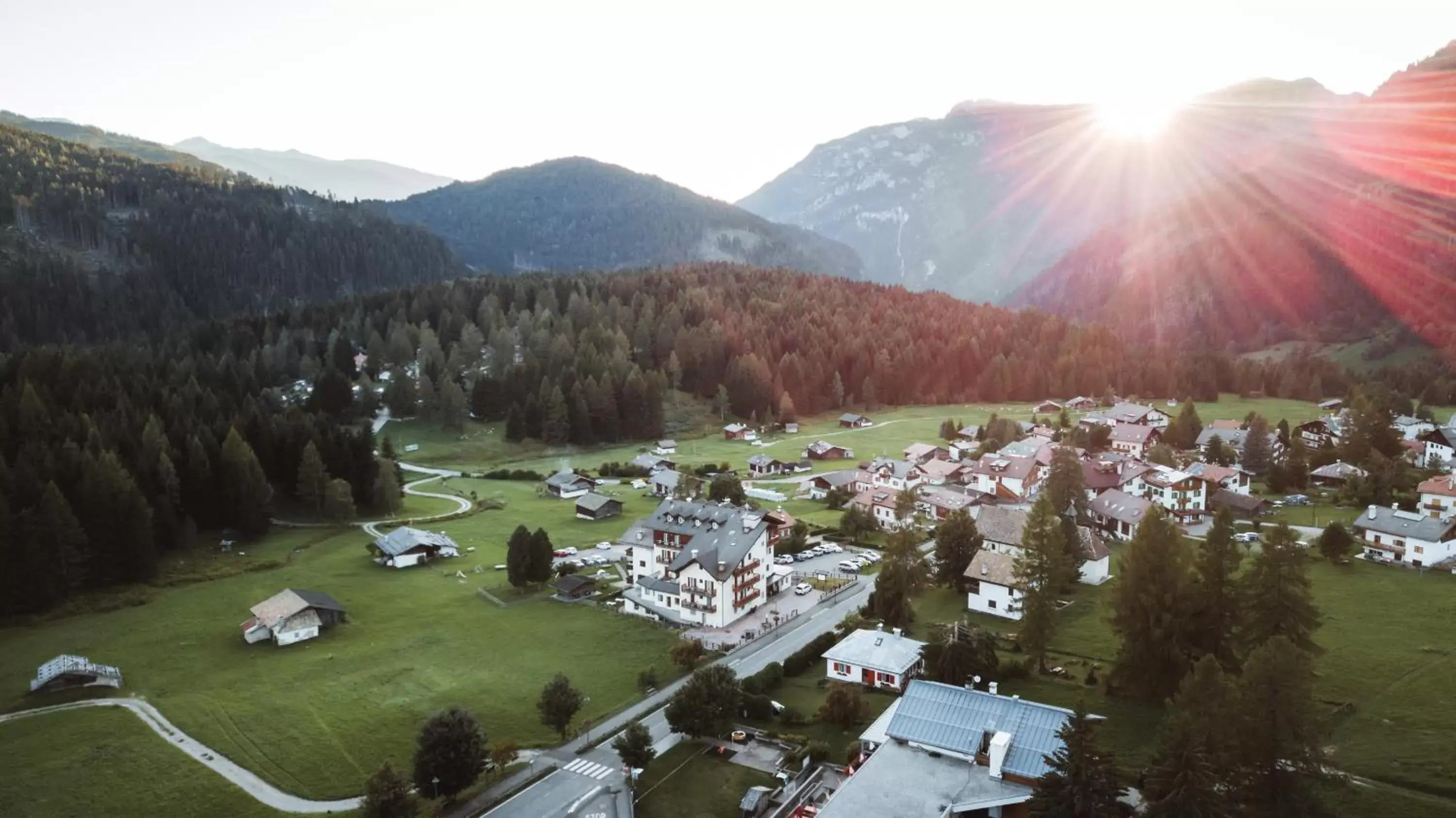 Bird's eye view, Bird's-eye View in Hotel Bellamonte