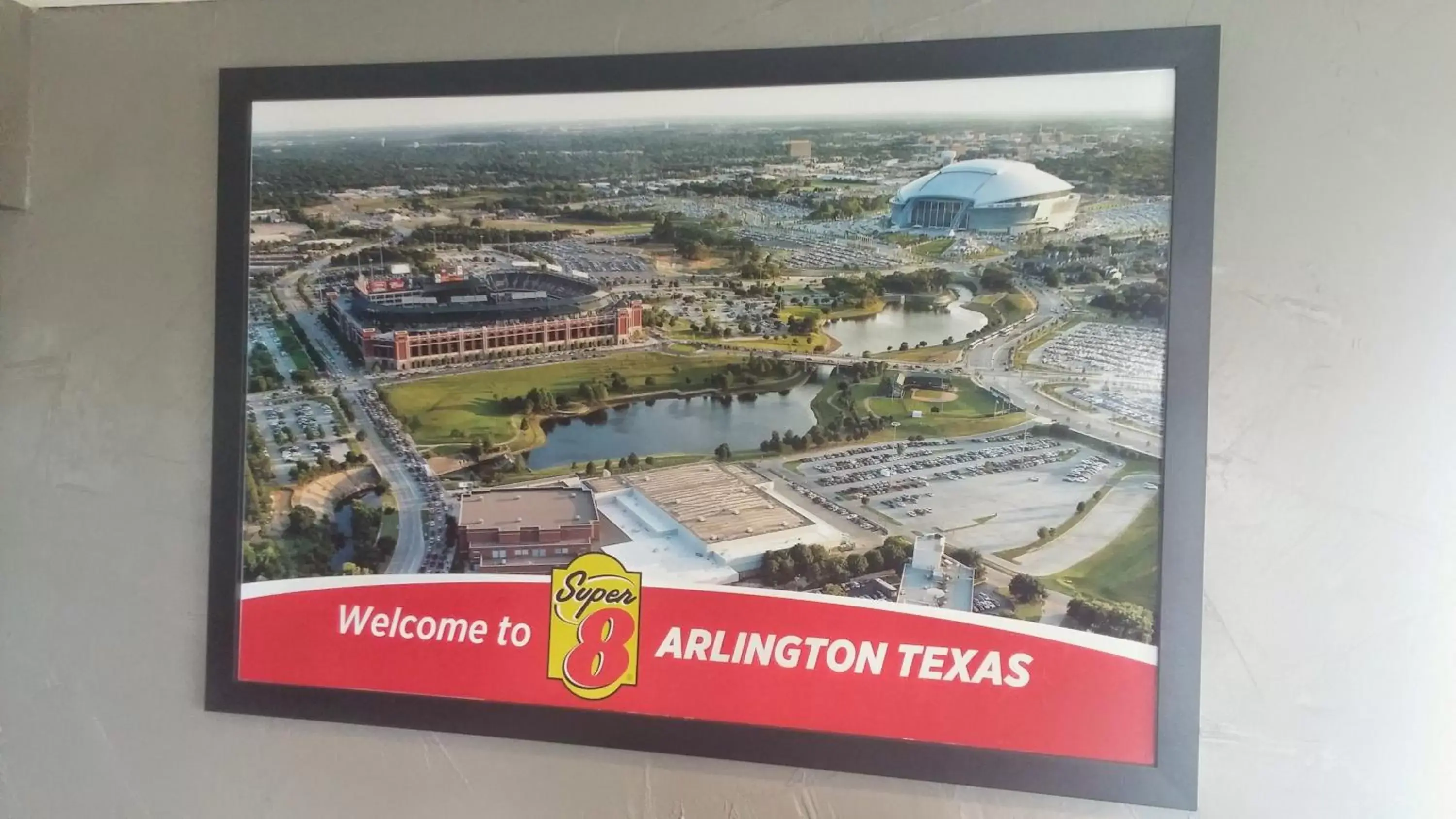 Entertainment, Bird's-eye View in Super 8 by Wyndham Arlington Near AT&T Stadium