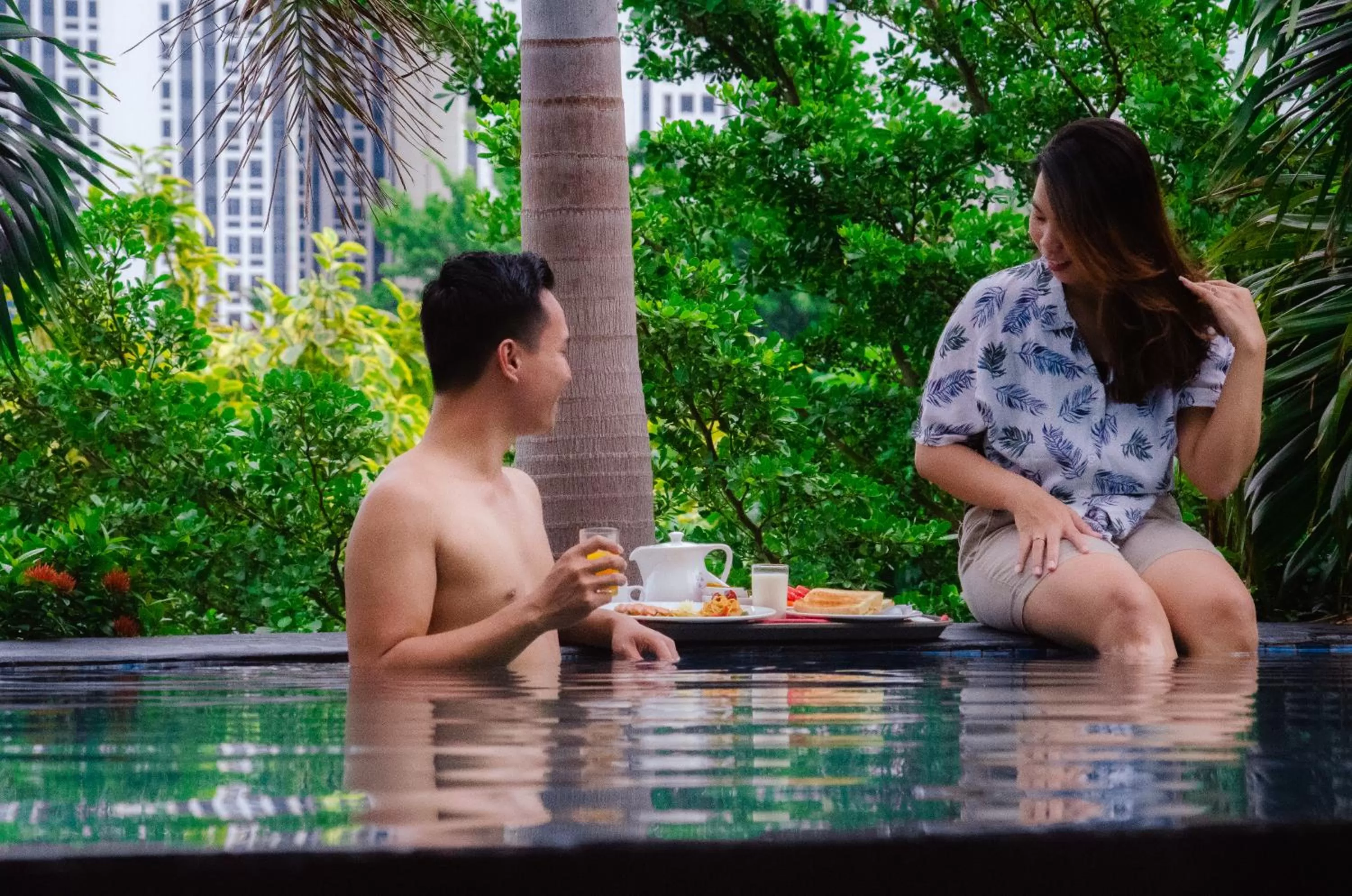 Swimming pool in PrimeBiz Cikarang