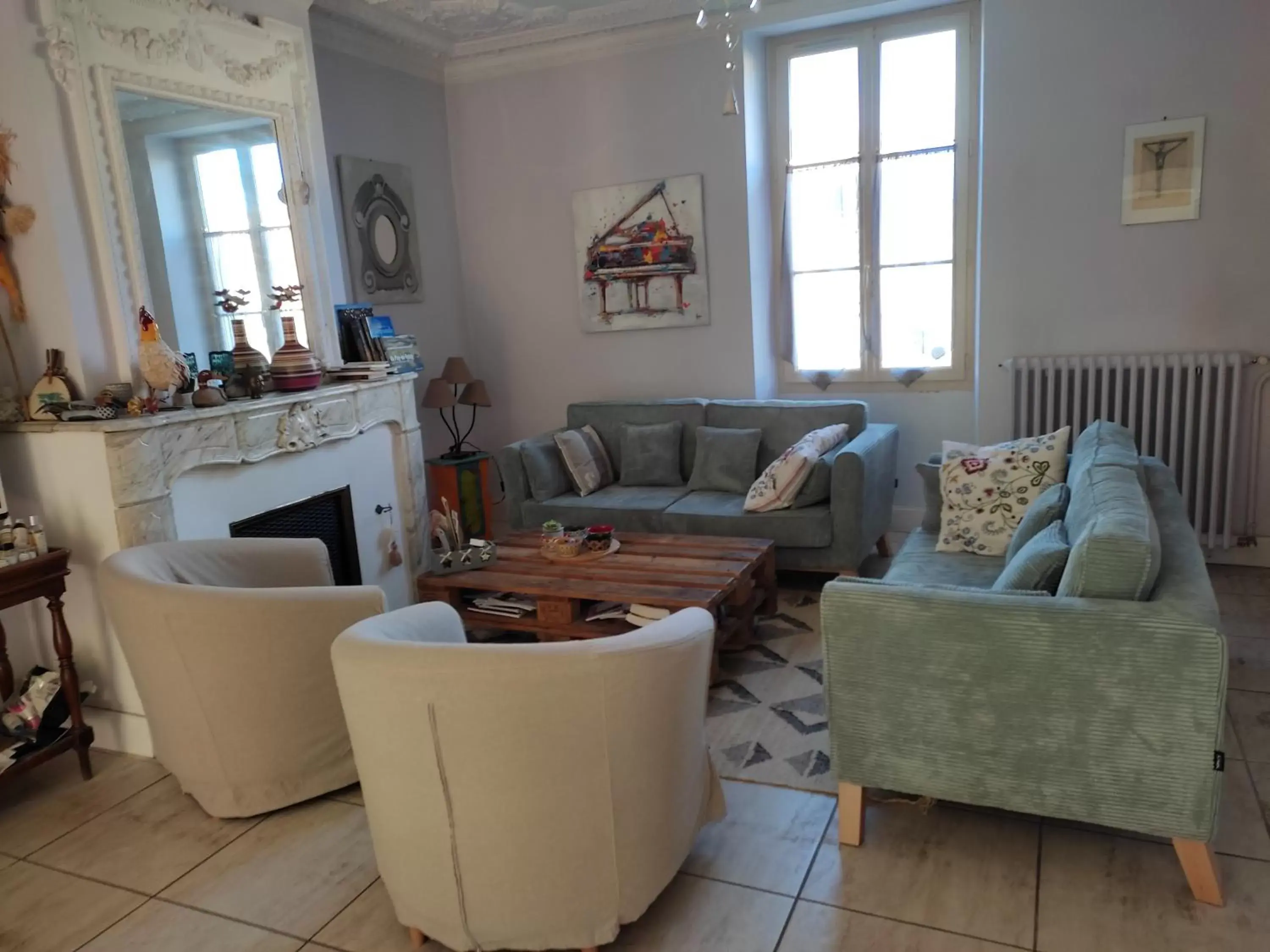 Living room, Seating Area in Les Angelots