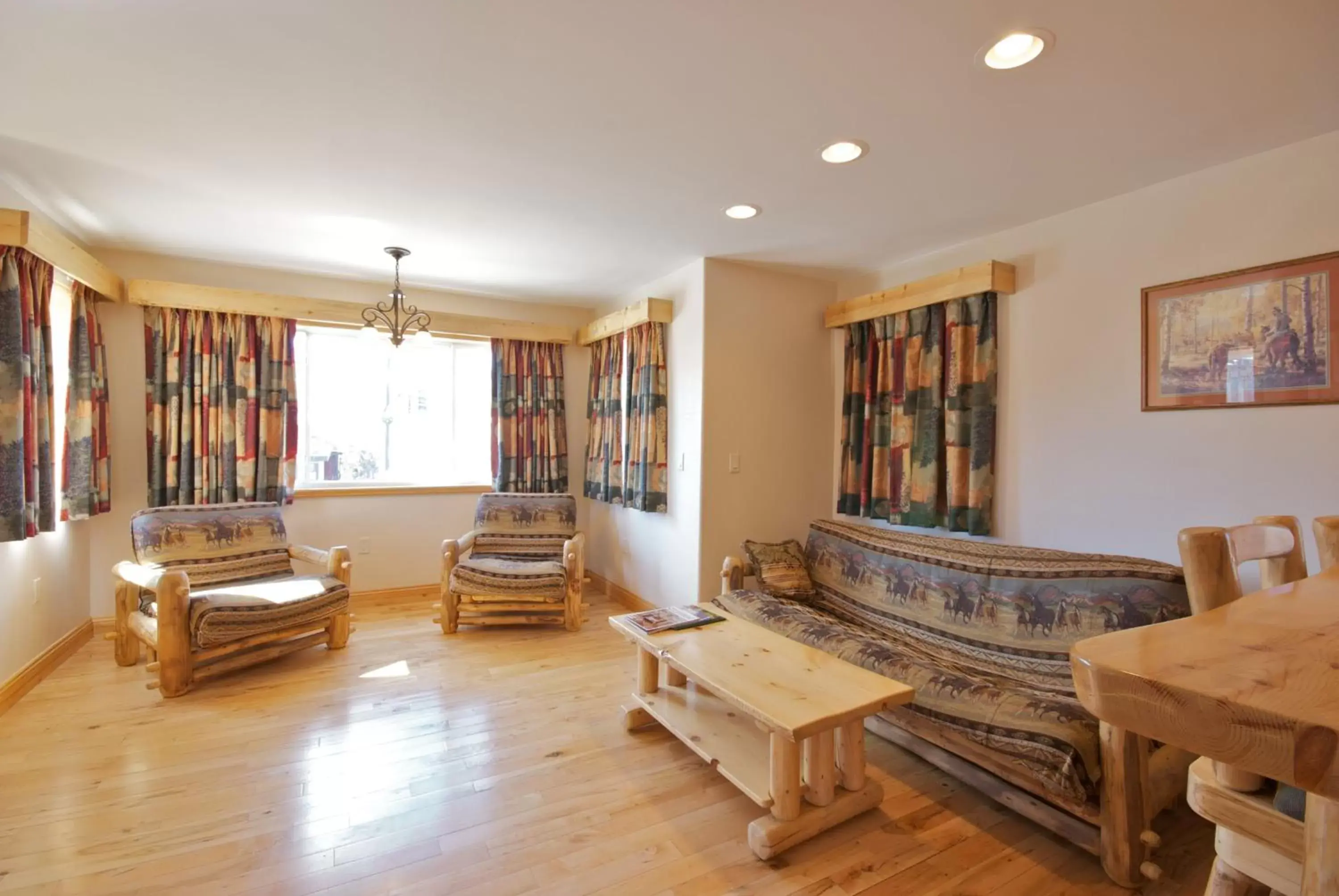 Living room, Seating Area in Nordic Lodge