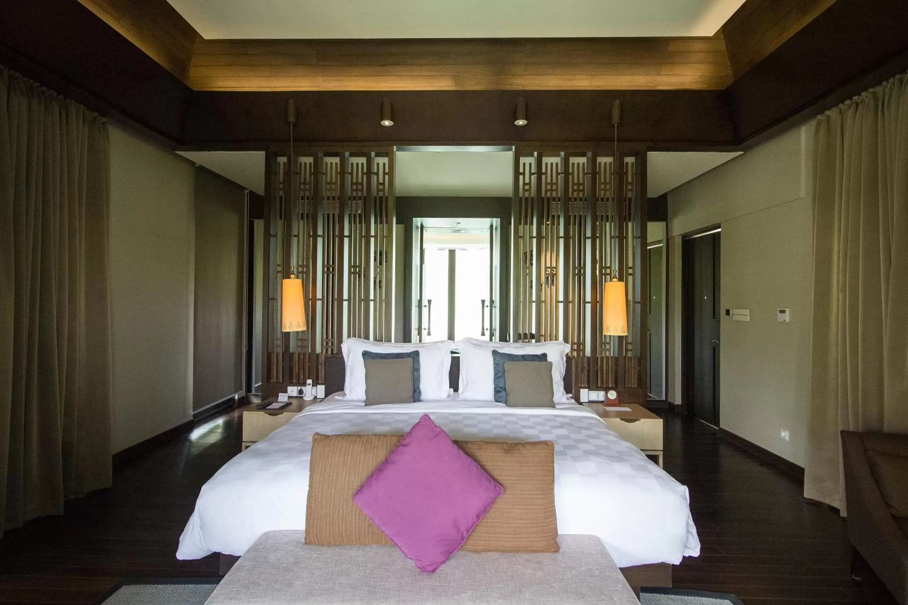 Bed in The Anvaya Beach Resort Bali Bed in The Anvaya Beach Resort Bali