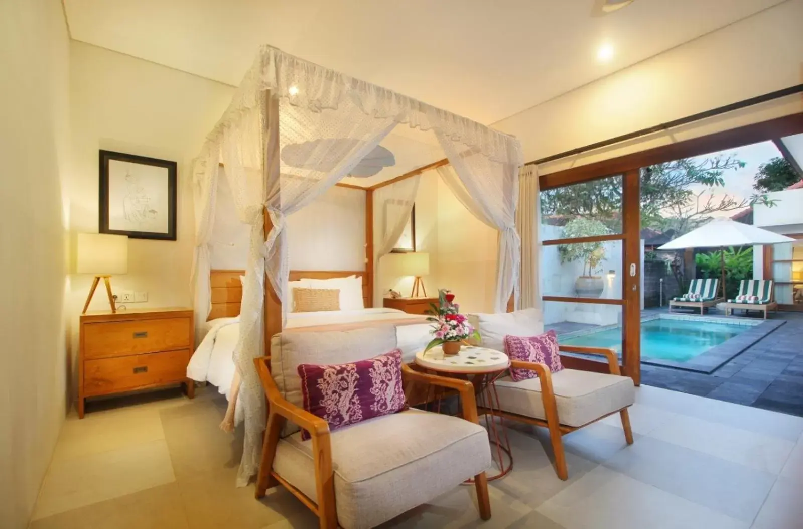 Bedroom, Pool View in AlamKulkul Boutique Resort