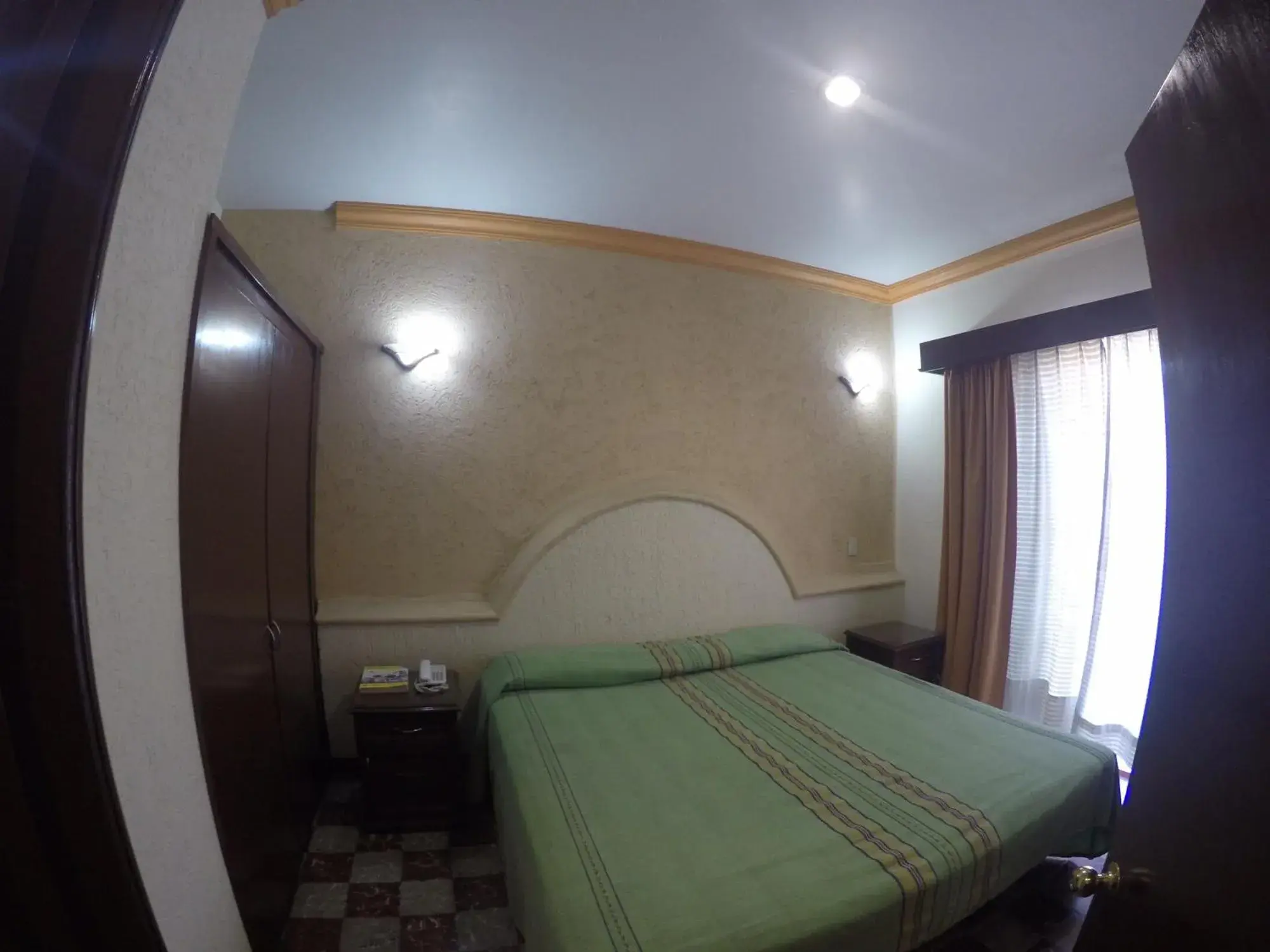 Bed in Hotel Rivera