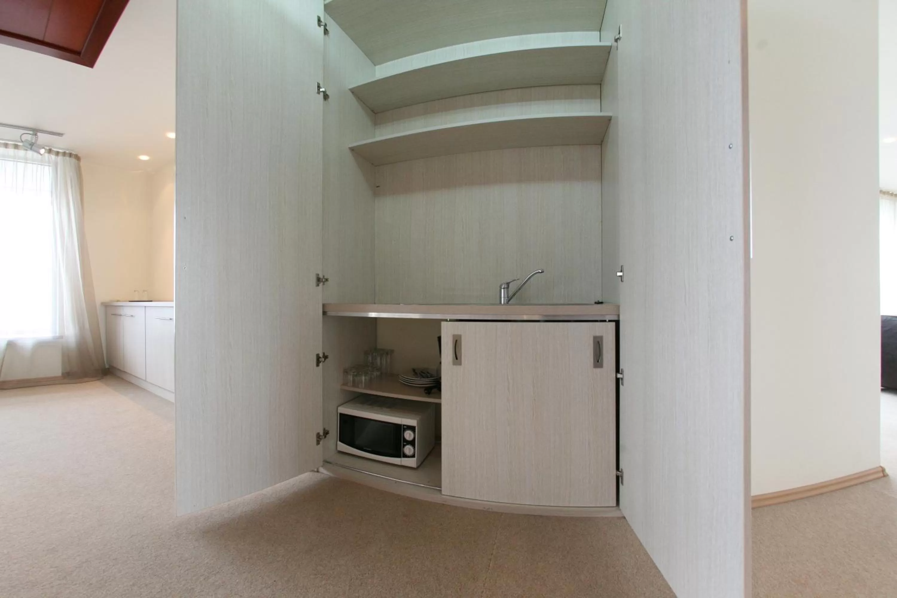 Kitchen or kitchenette in Savoy Hotel