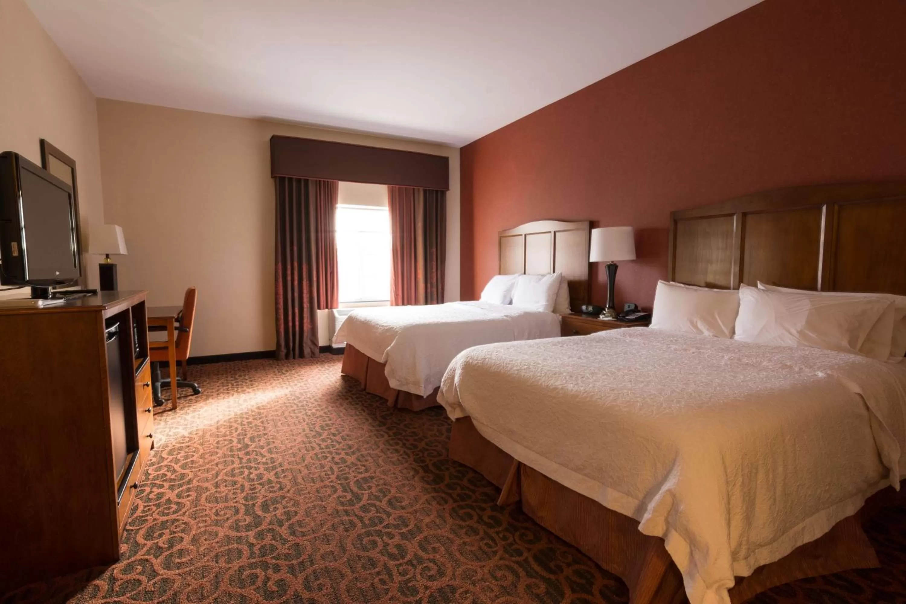 Bed in Hampton Inn Bangor