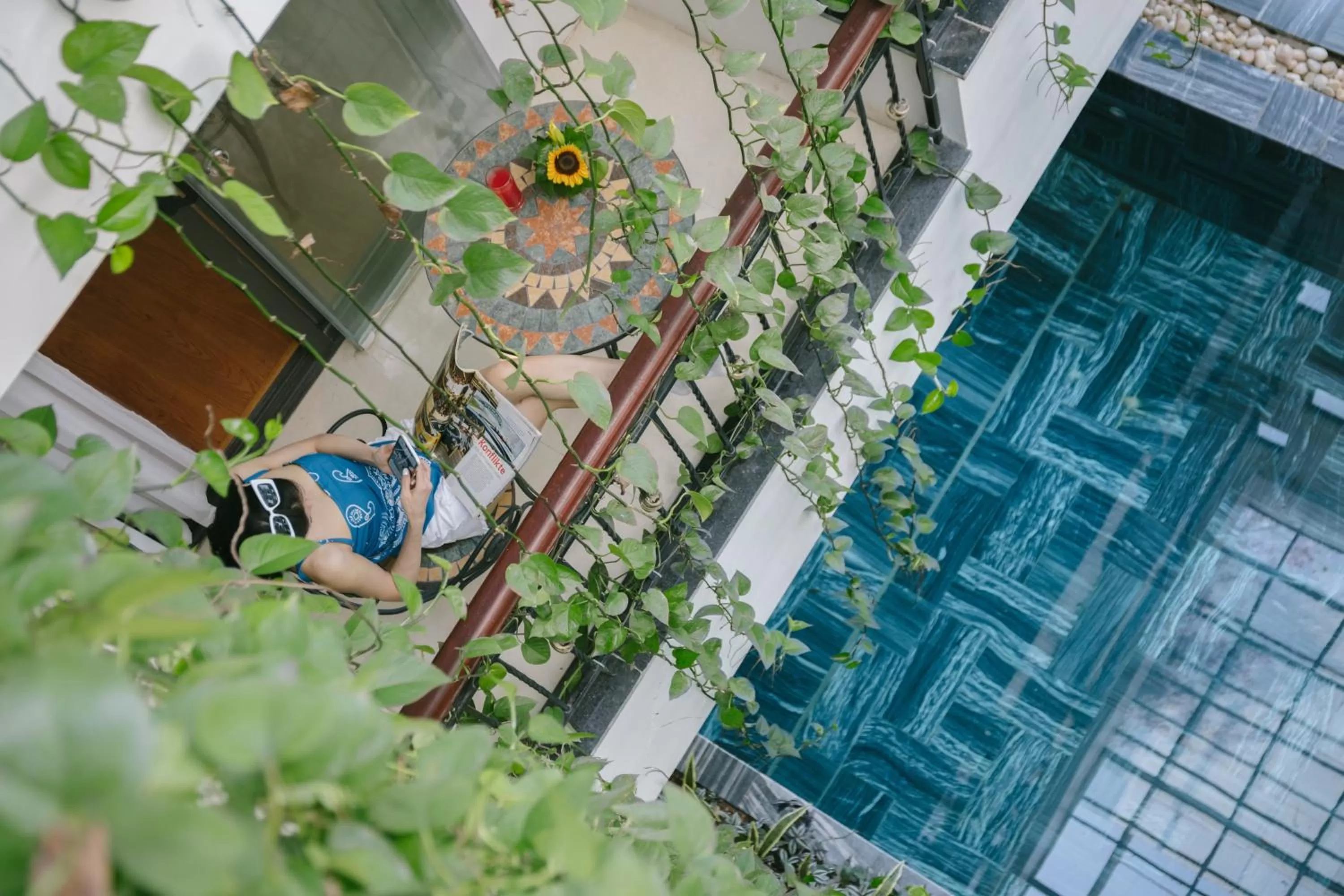 Balcony/Terrace in Liberty Hall Tam Coc Hotel & Villa