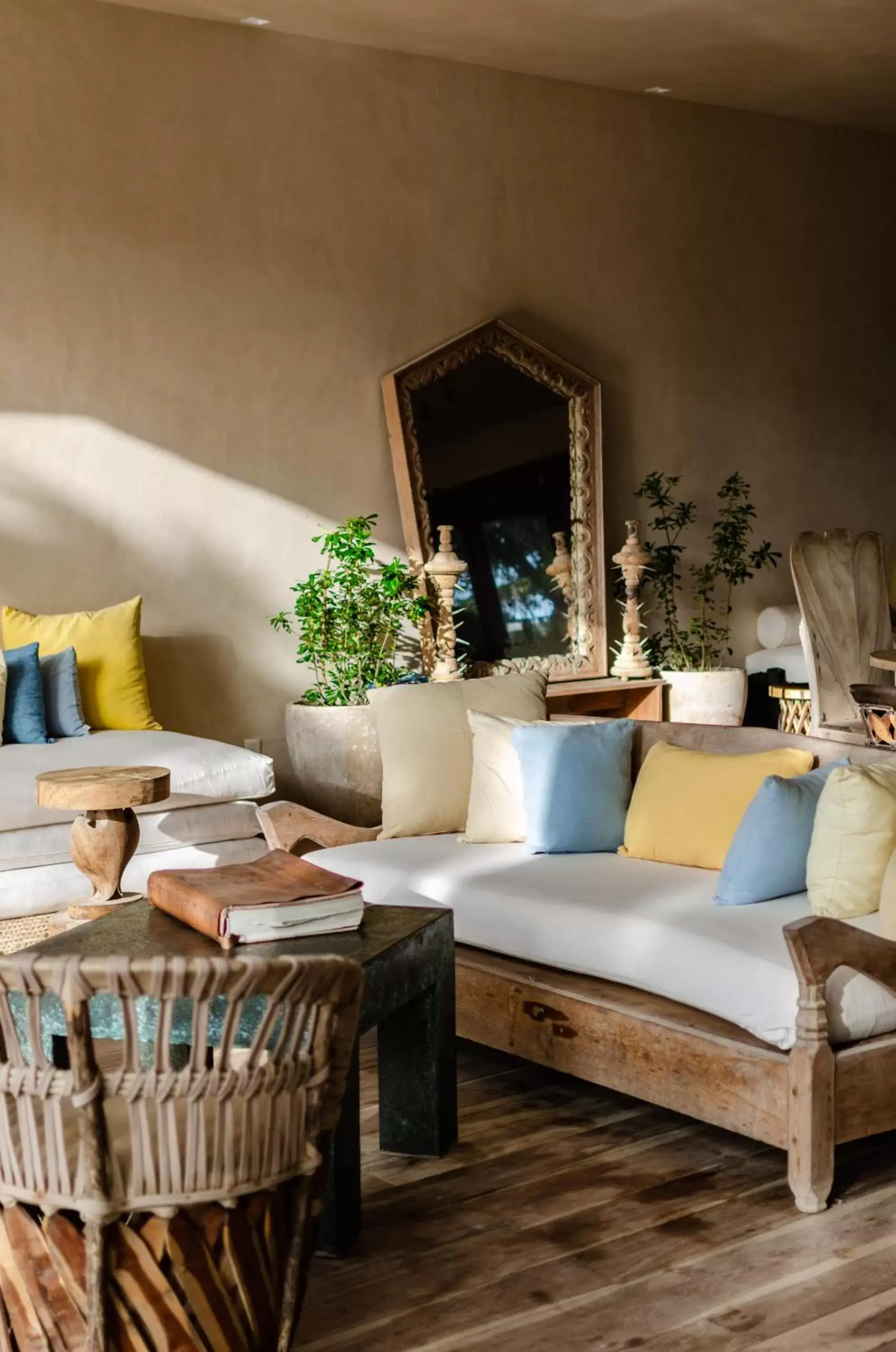 Living room in La Valise Tulum, Member of Small Luxury Hotels Living room in La Valise Tulum, Member of Small Luxury Hotels