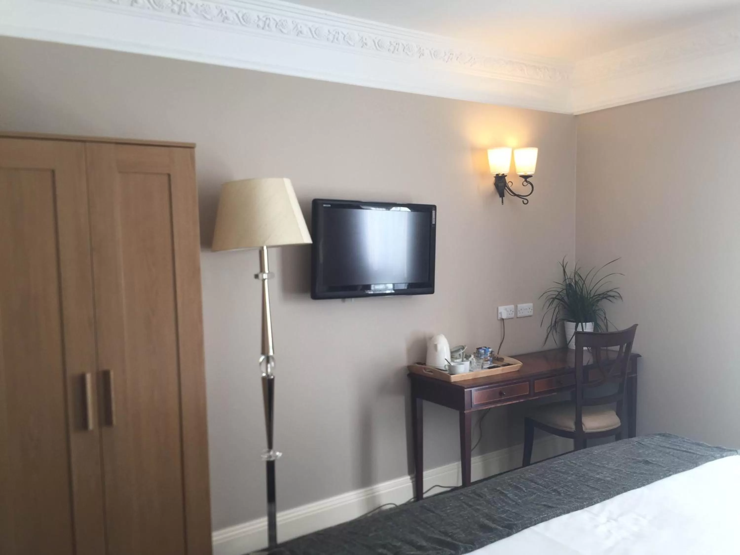 Decorative detail, Bed in Royal Hotel, Bar & Grill