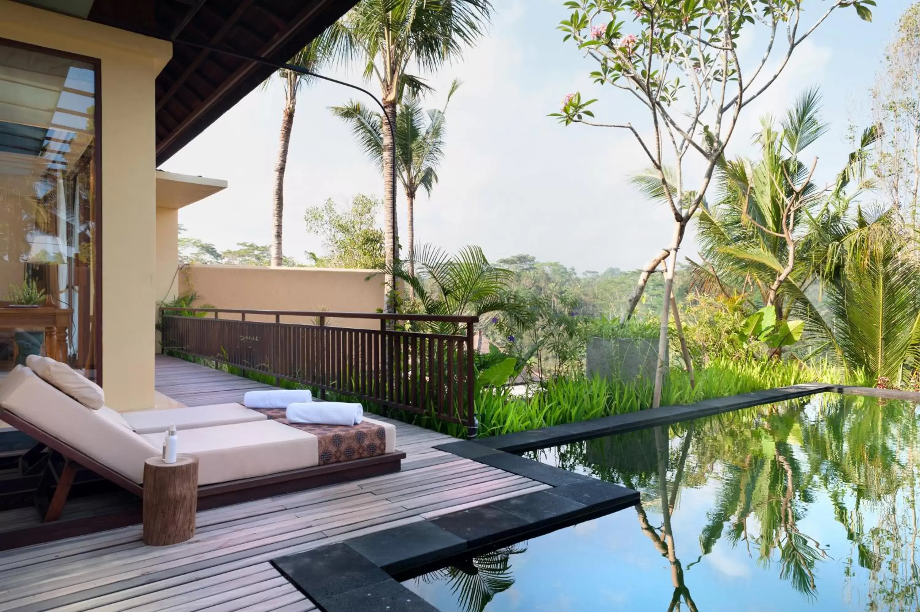 Swimming pool in Komaneka at Tanggayuda Ubud