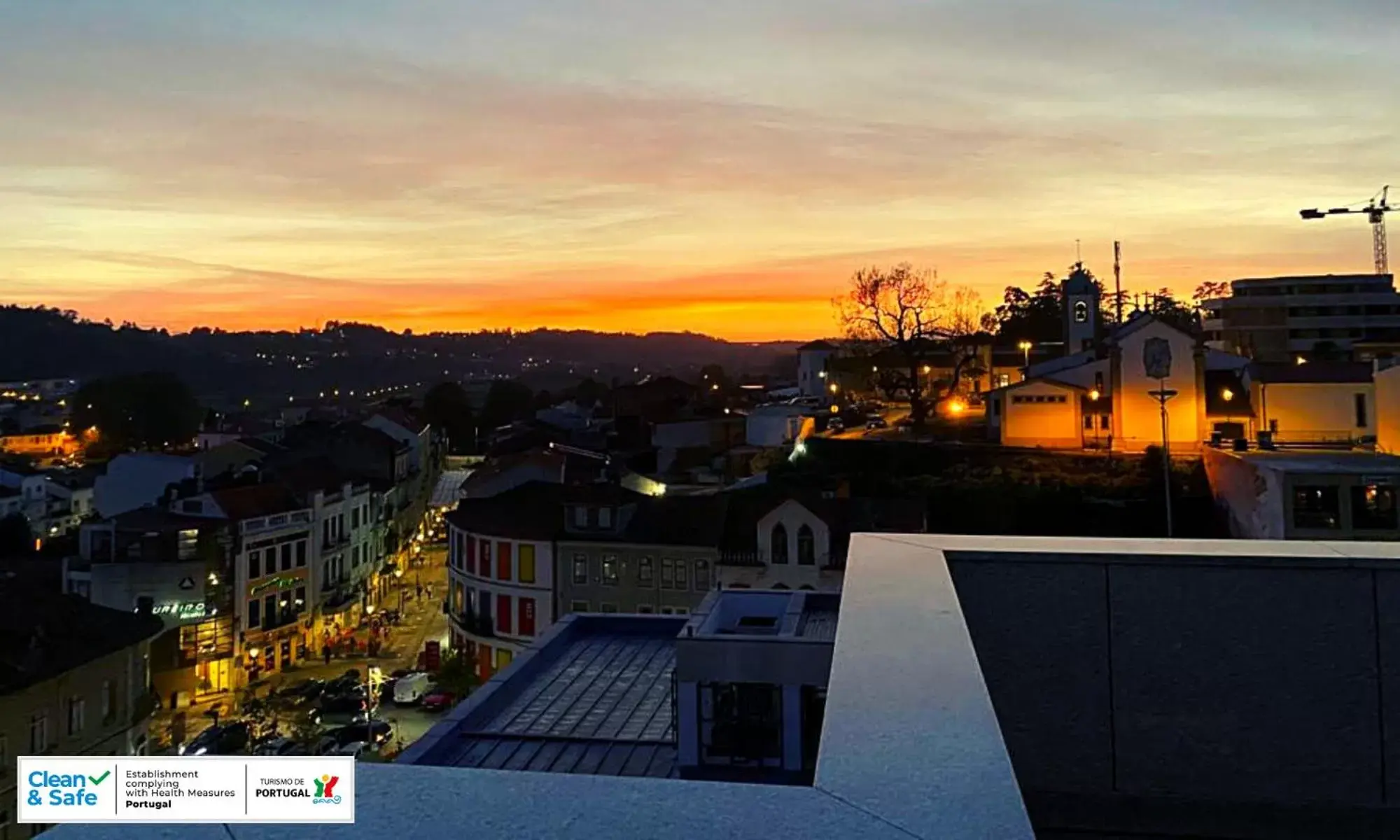 City view, Sunrise/Sunset in Hotel Conde de Agueda