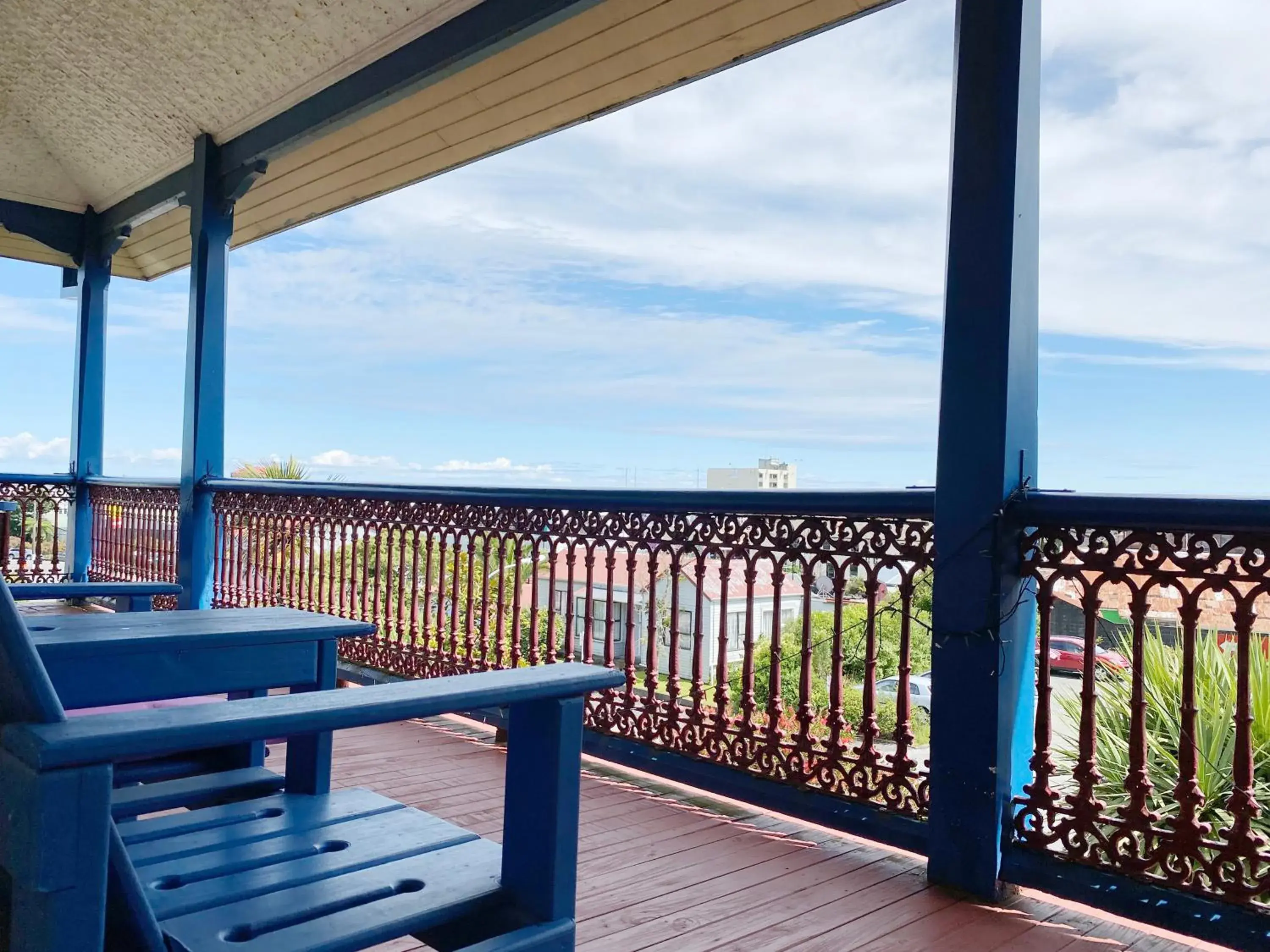 Balcony/Terrace in Noah's Ark Backpackers