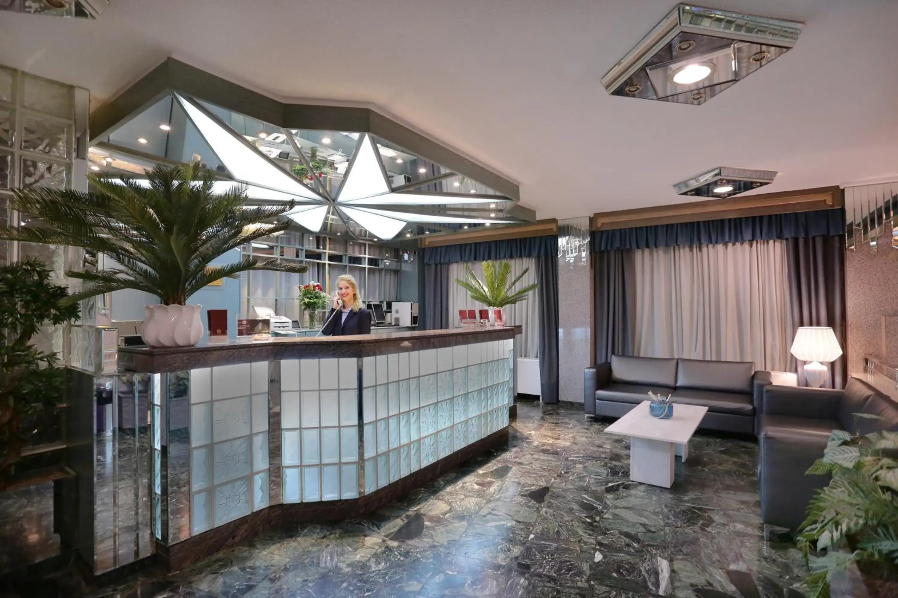 Lobby or reception in Xenophon Hotel