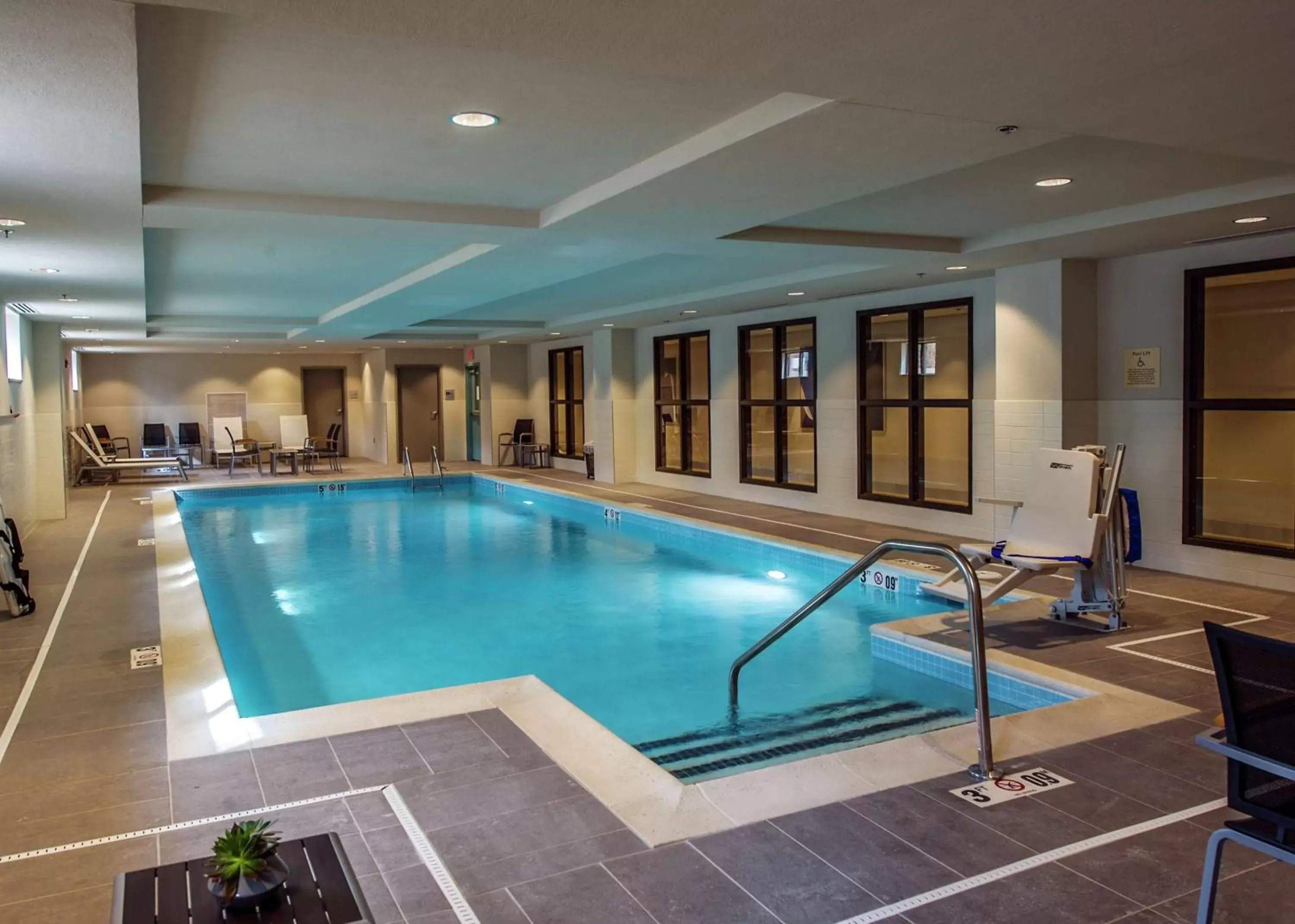 Pool view in Hampton Inn & Suites/Foxborough/Mansfield Pool view in Hampton Inn & Suites/Foxborough/Mansfield