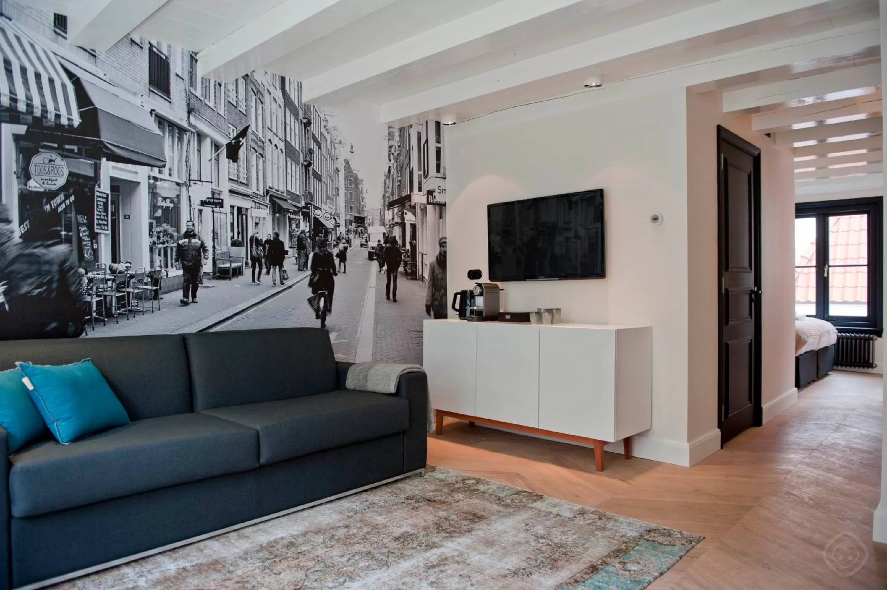 TV and multimedia, Seating Area in Hotel IX Nine Streets Amsterdam