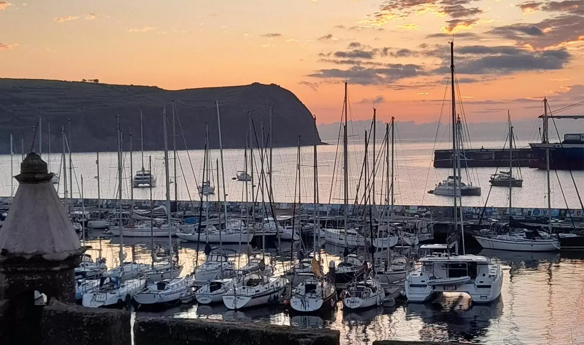 Sea view in Pousada Forte da Horta