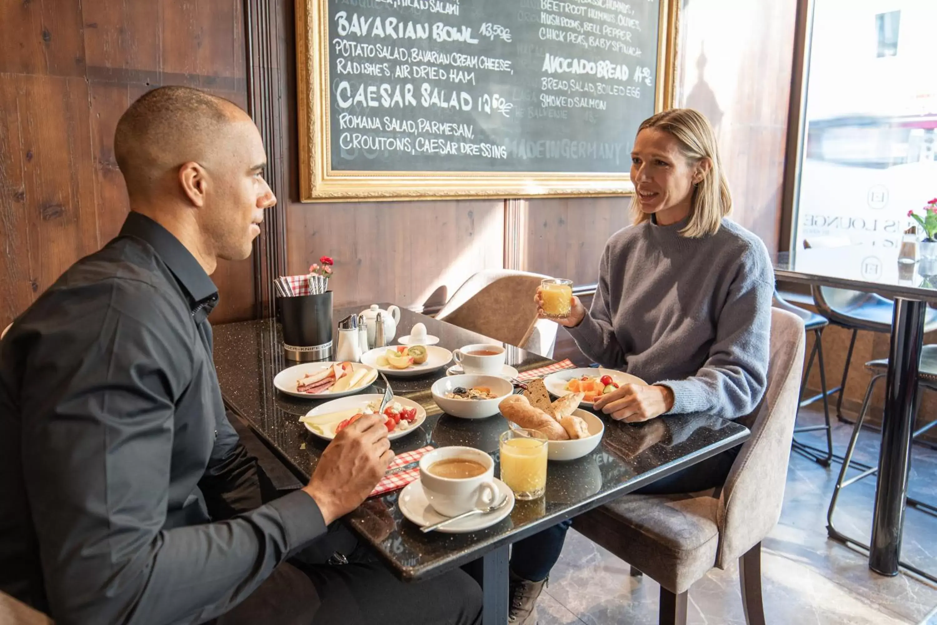 Breakfast in KING's Hotel First Breakfast in KING's Hotel First