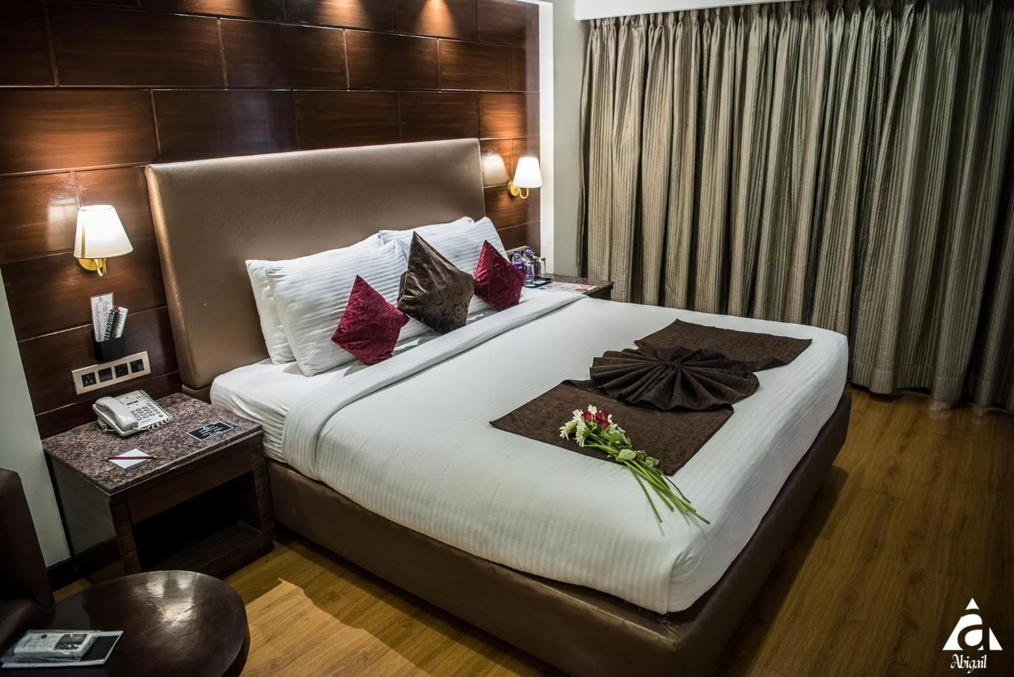 Bed in Hotel Abigail Goradia's