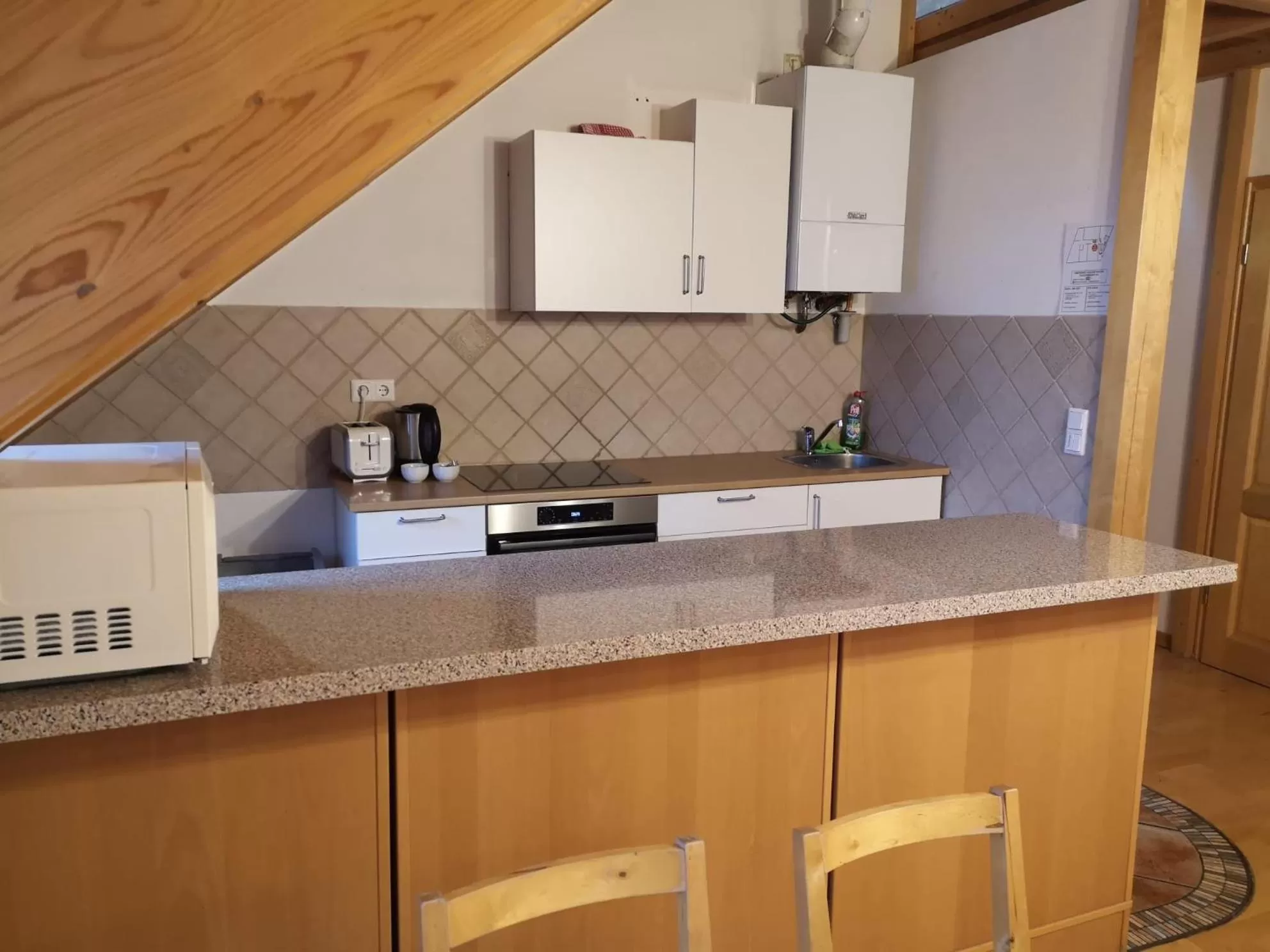 kitchen in Hotel Bohemia