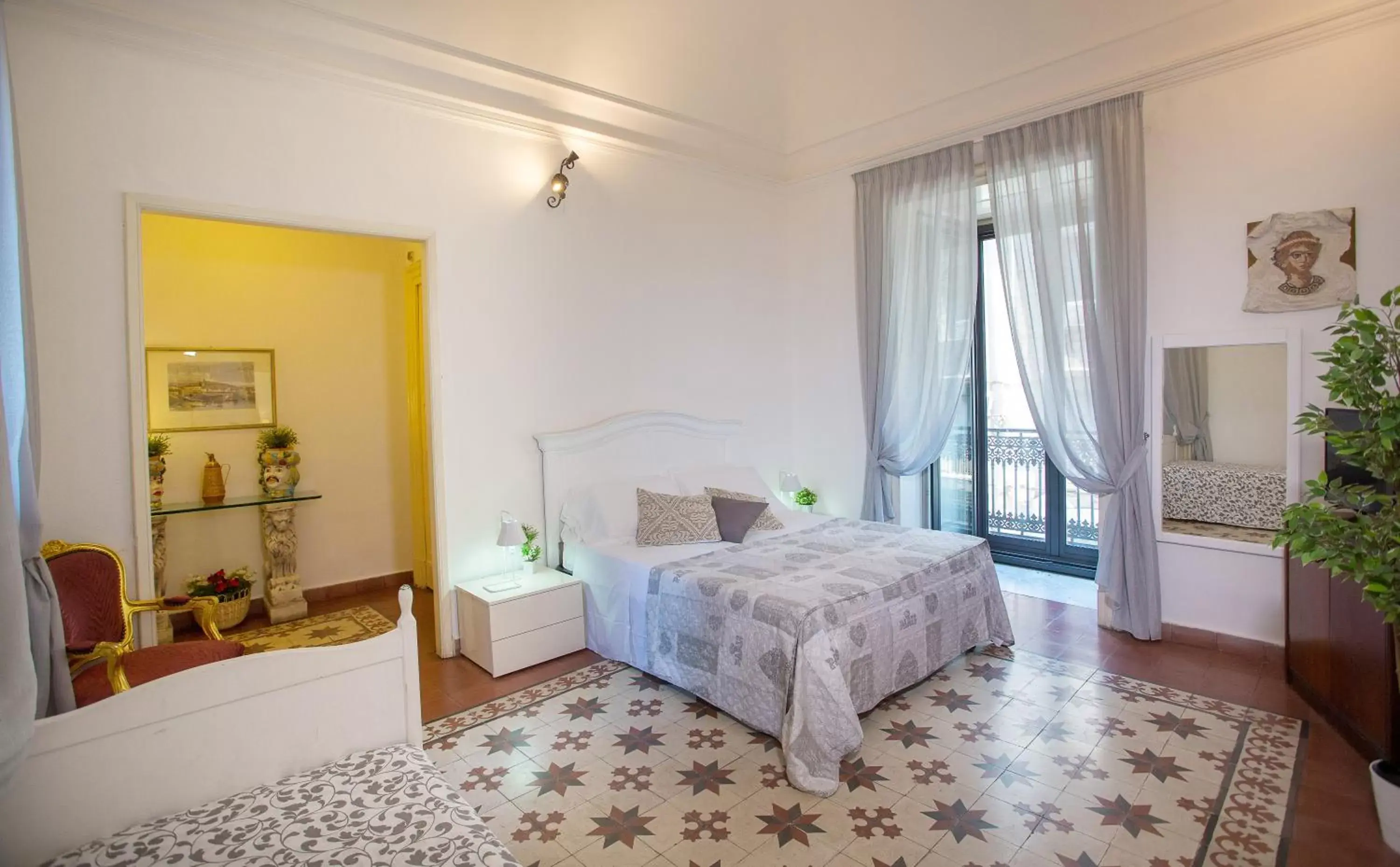 Bed in B&B Palazzo Bruca Catania