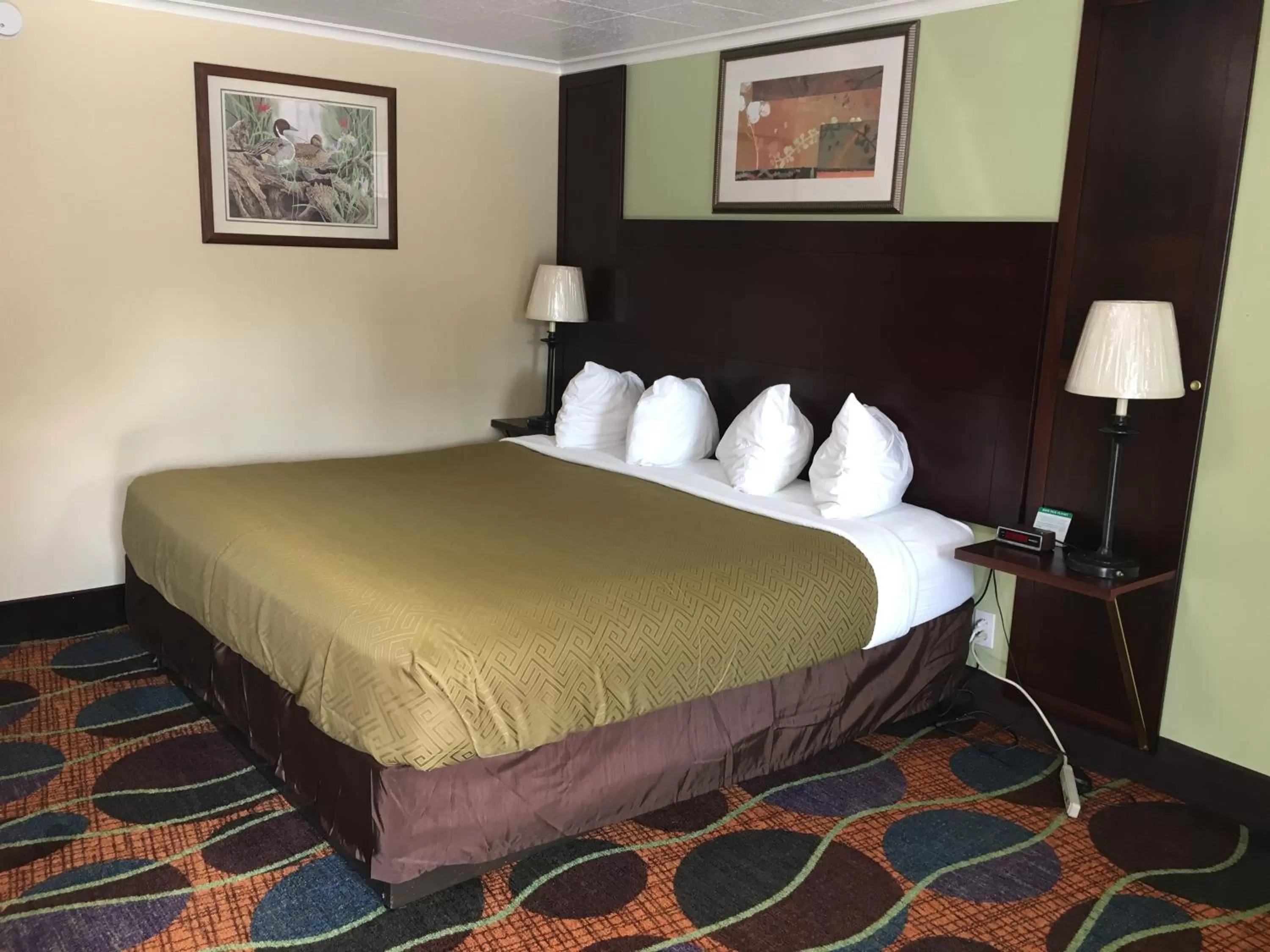 Bed in colony motel Jamestown