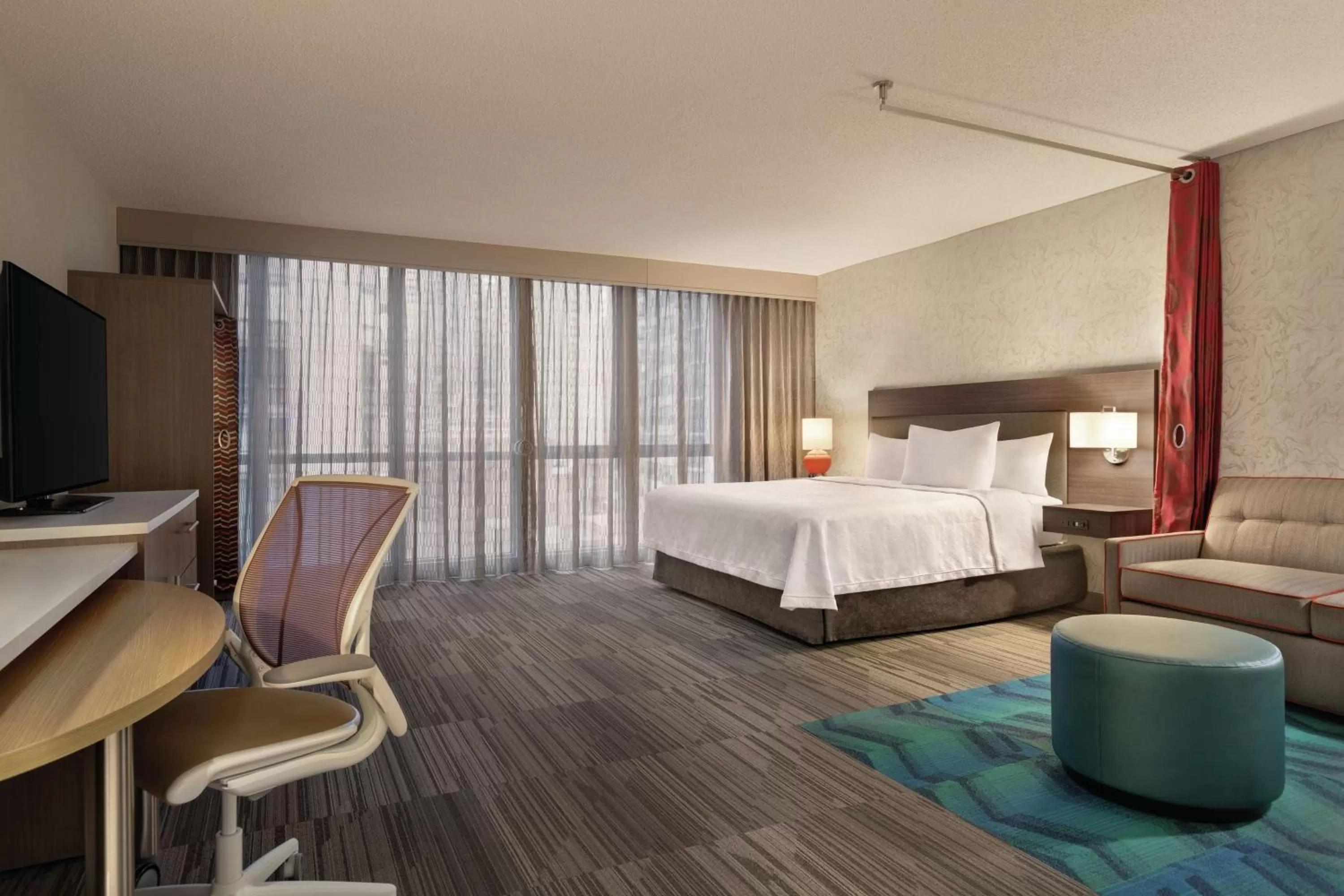 Bedroom, Bed in Home2 Suites By Hilton Chicago River North