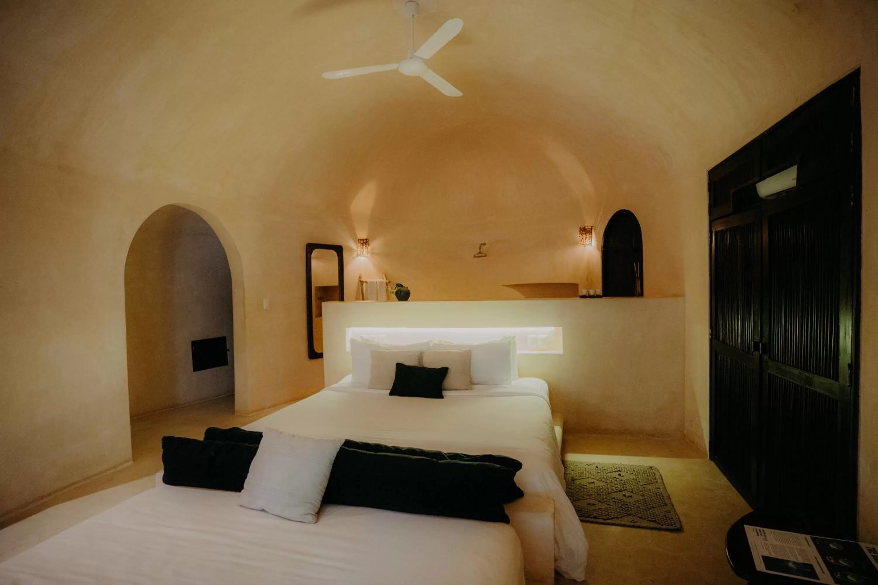 Bed in Papaya Playa Project, Tulum, a Member of Design Hotels