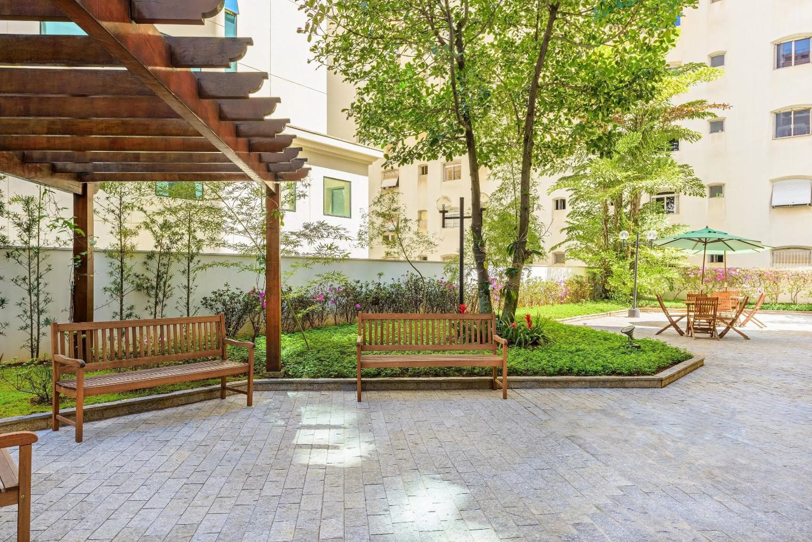 Patio in Mercure Sao Paulo Alamedas