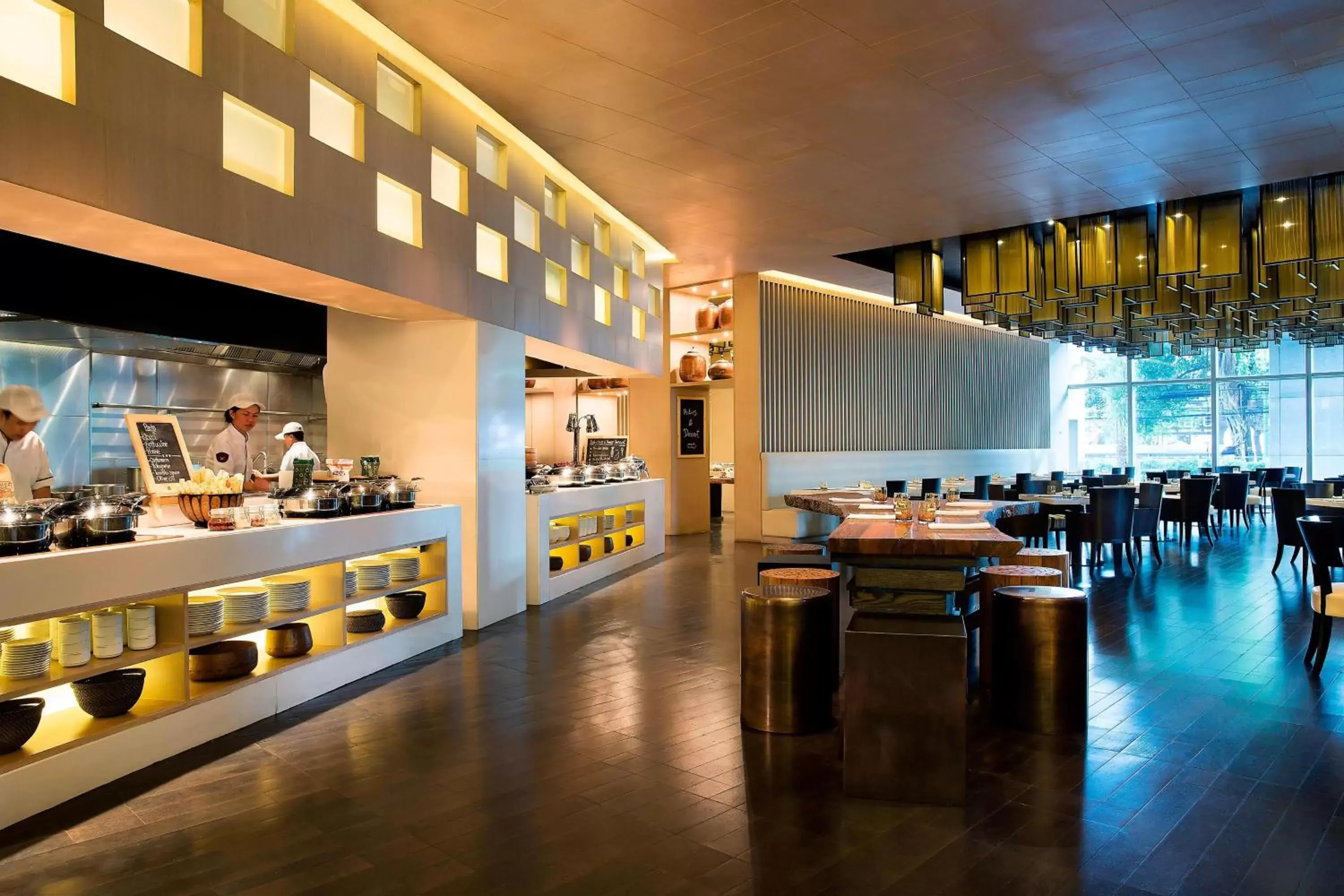 Kitchen or kitchenette, Restaurant/Places to Eat in Marriott Executive Apartments Bangkok, Sukhumvit Thonglor