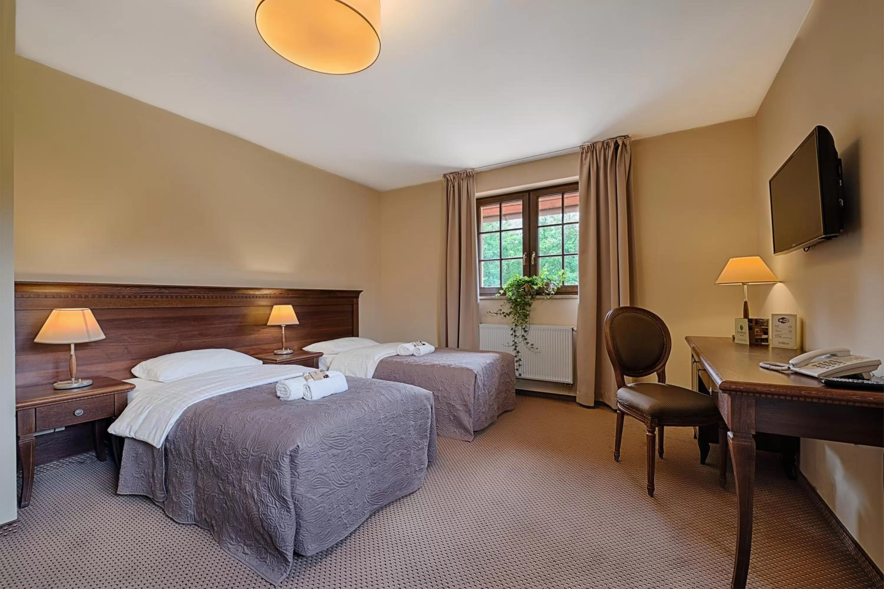 Bed in ForRest Hotel & Restaurant