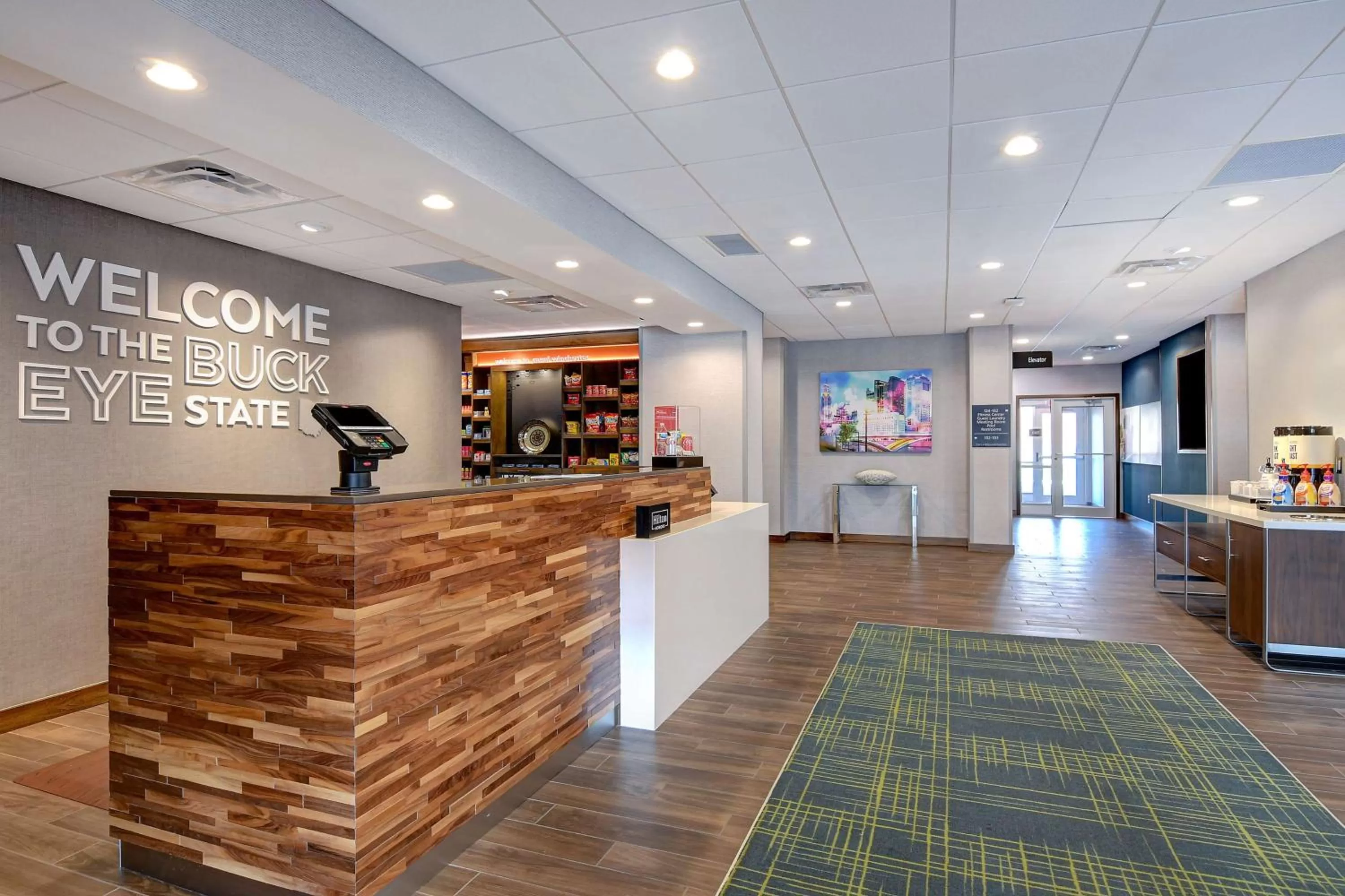 Lobby or reception in Hampton Inn & Suites Canal Winchester Columbus