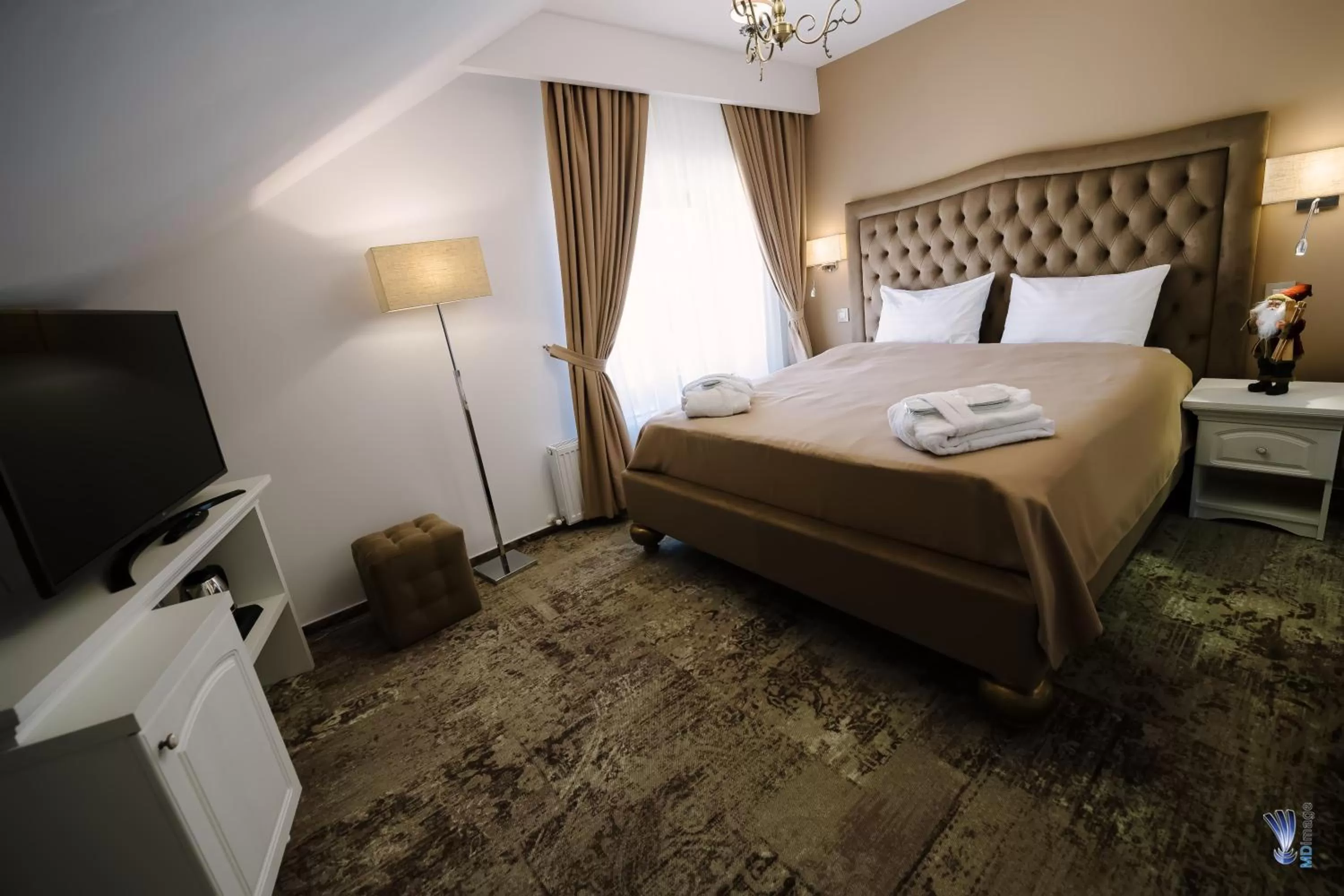 Bed in Hotel La Belle Epoque