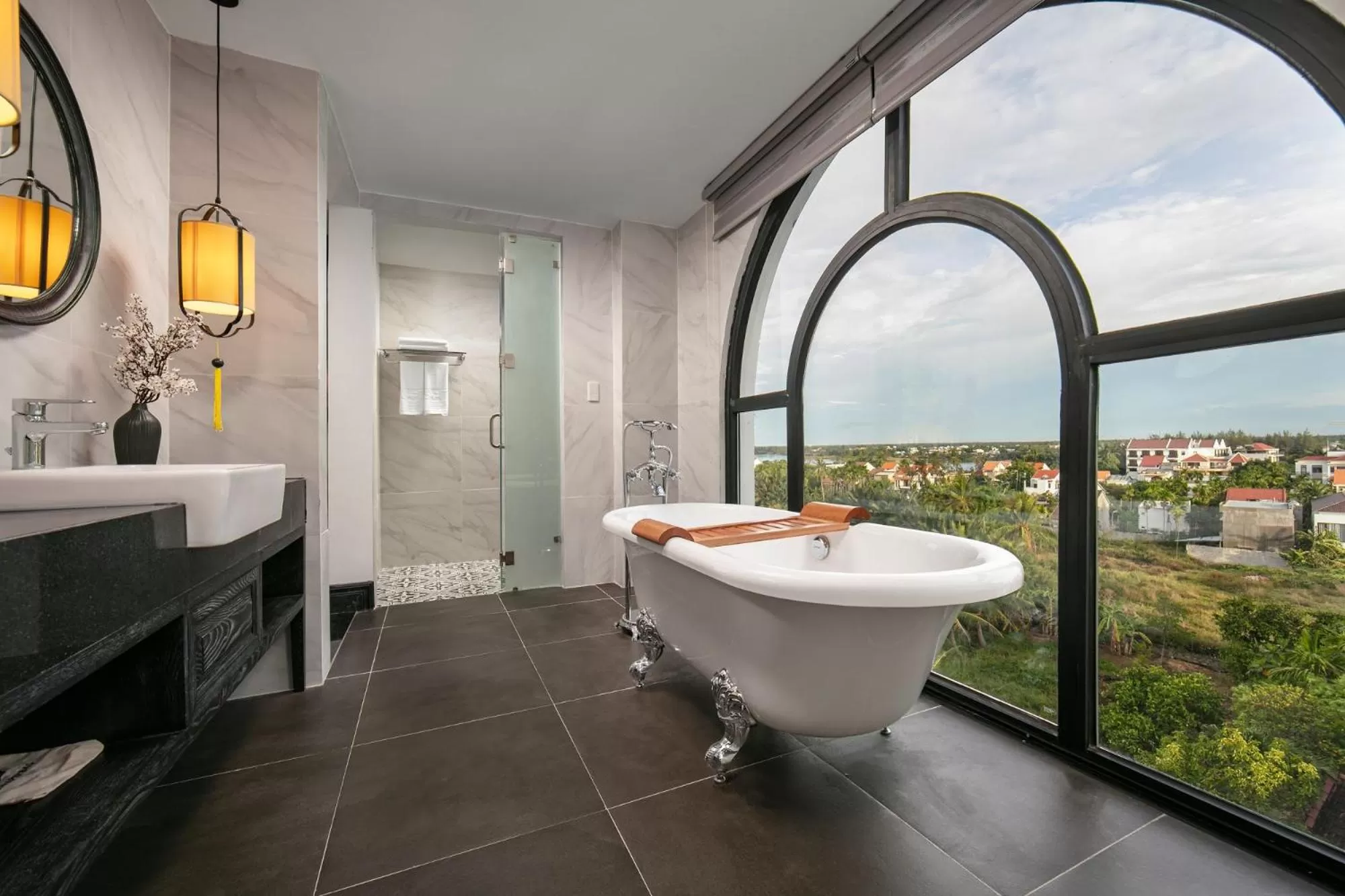 Bathroom in Shining Riverside Hoi An Boutique & Spa