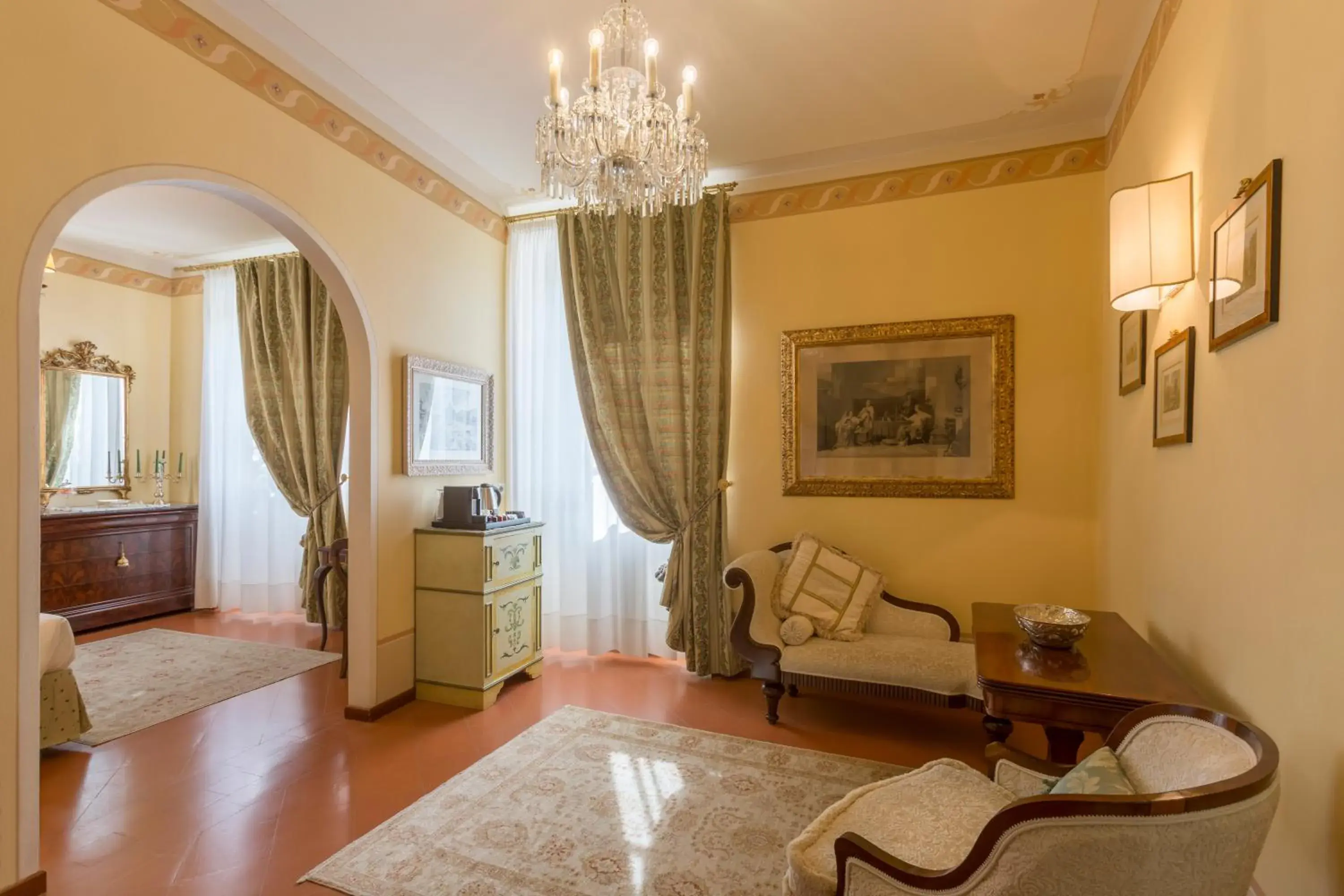 Living room, Seating Area in Hotel Villa Marsili