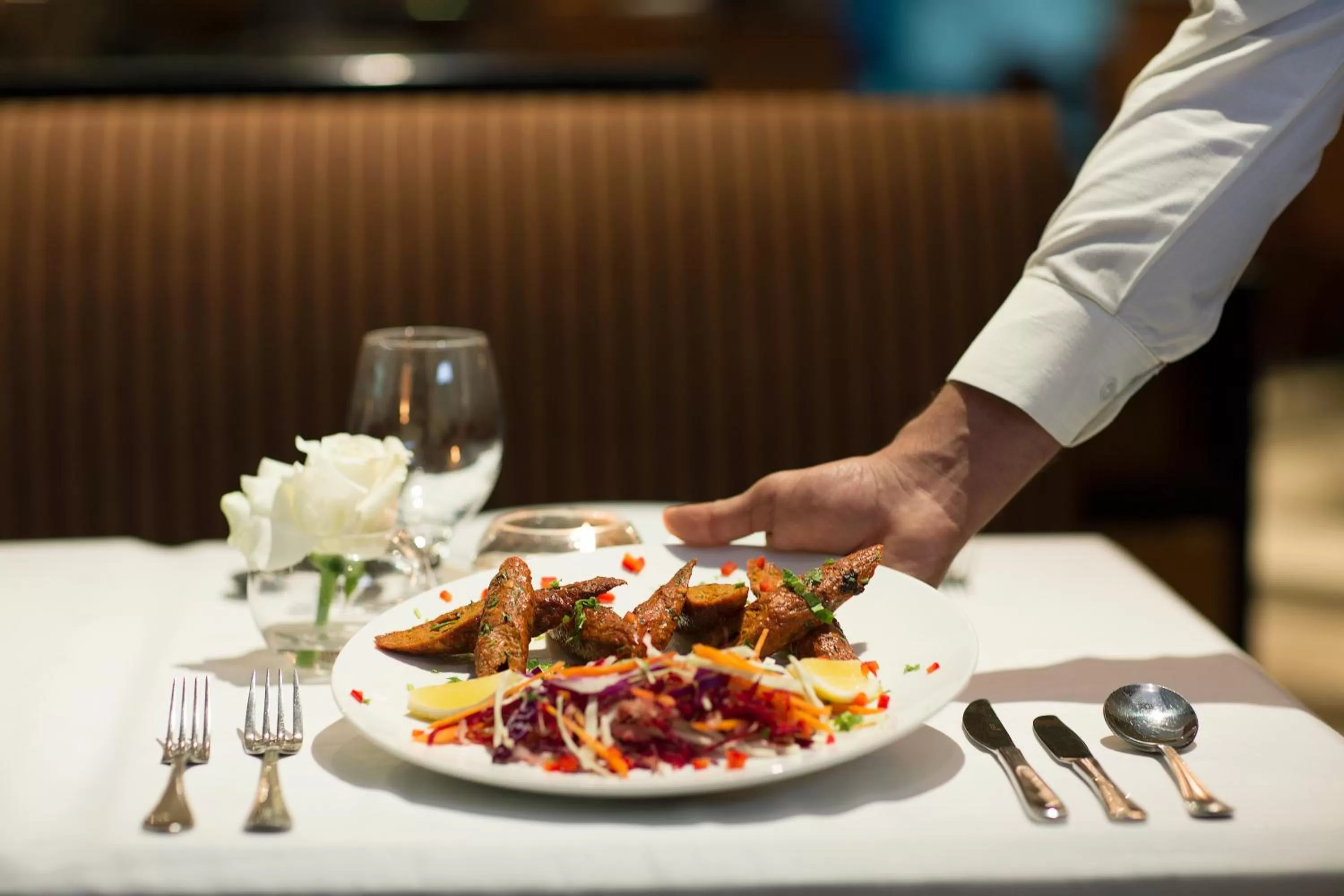 Food close-up in Admiral Plaza Hotel