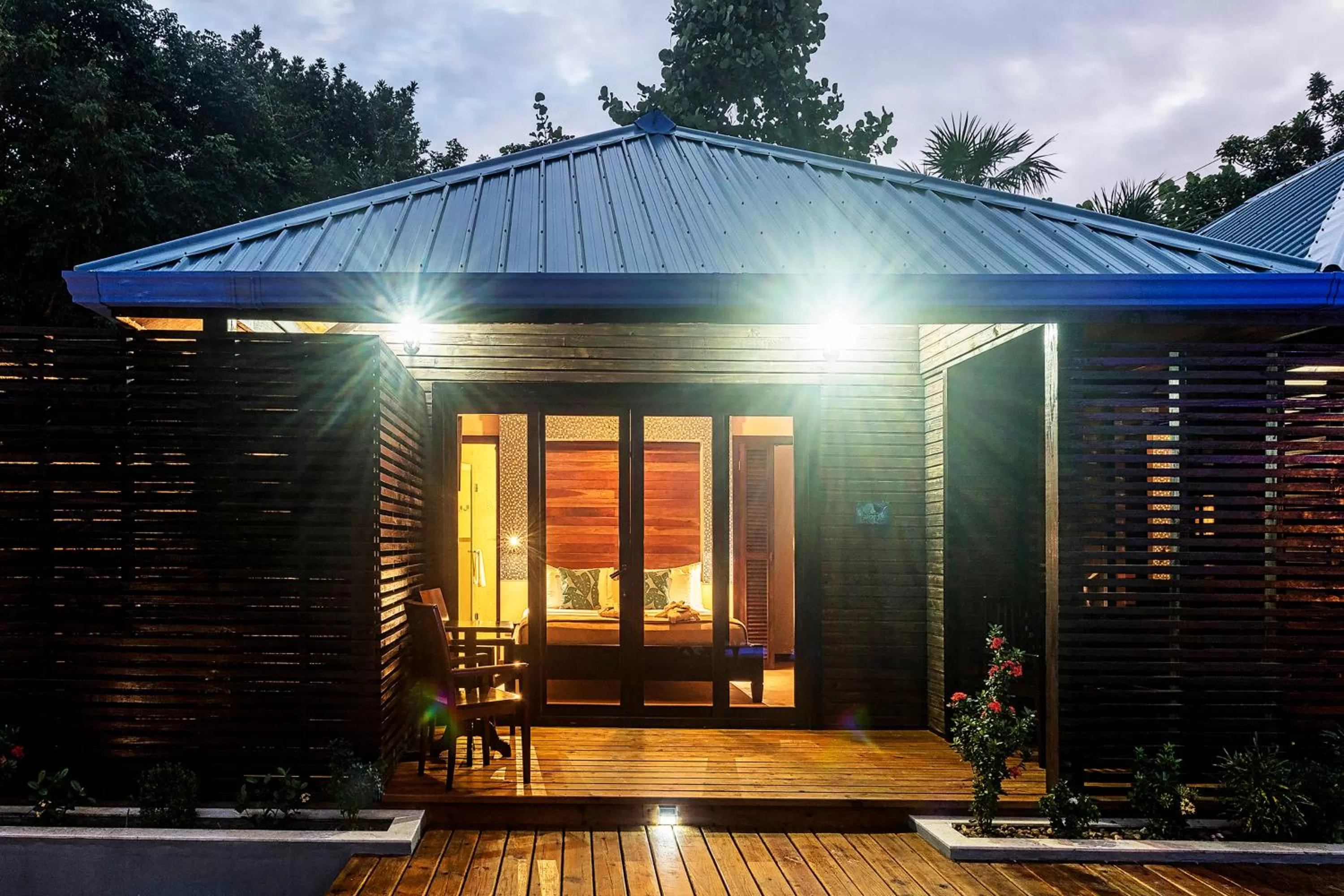 Patio in PUR Boutique Cabanas, Adults Only