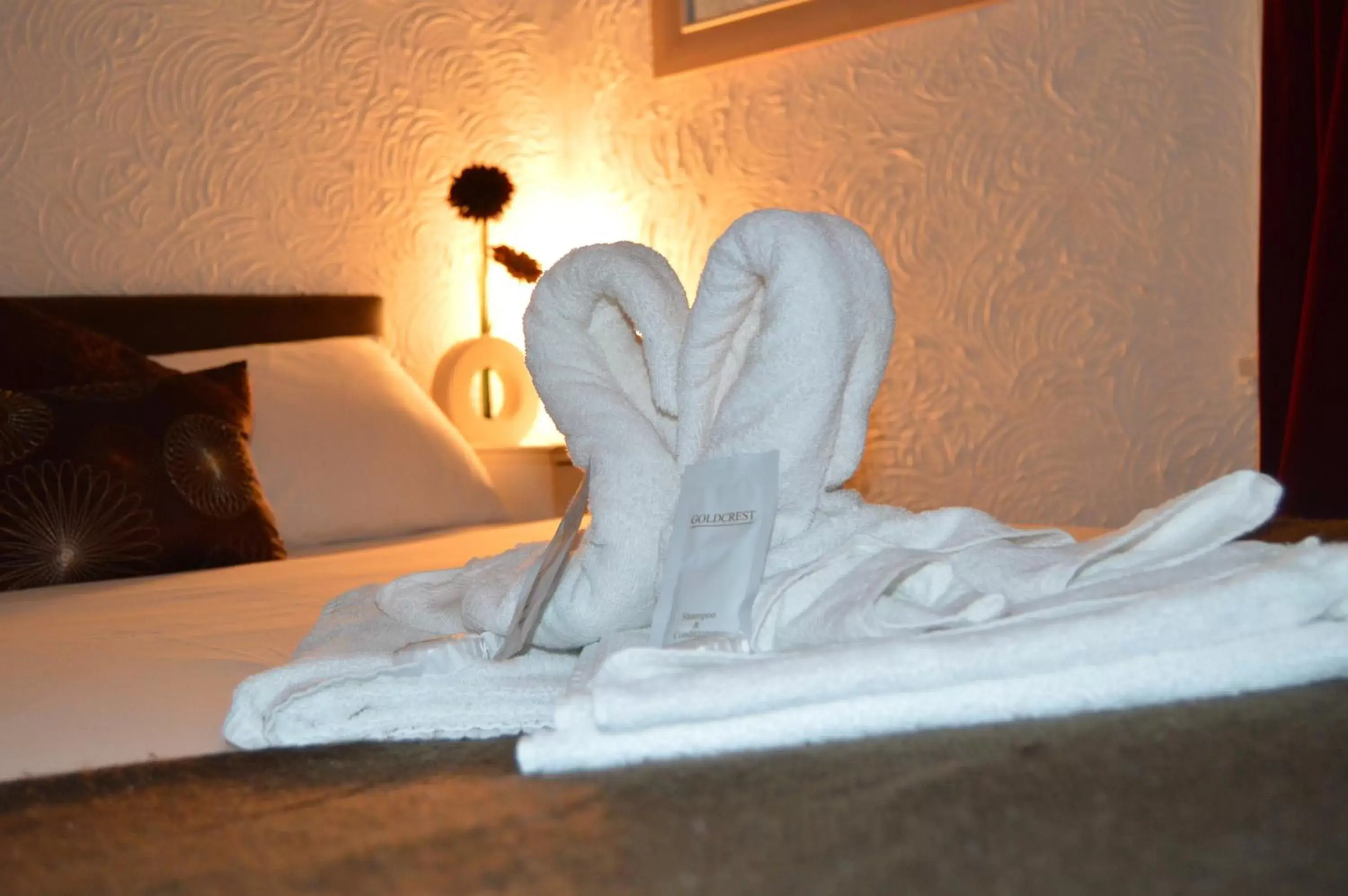 Decorative detail, Bed in Wilsons Hotel - Blackpool Tower View